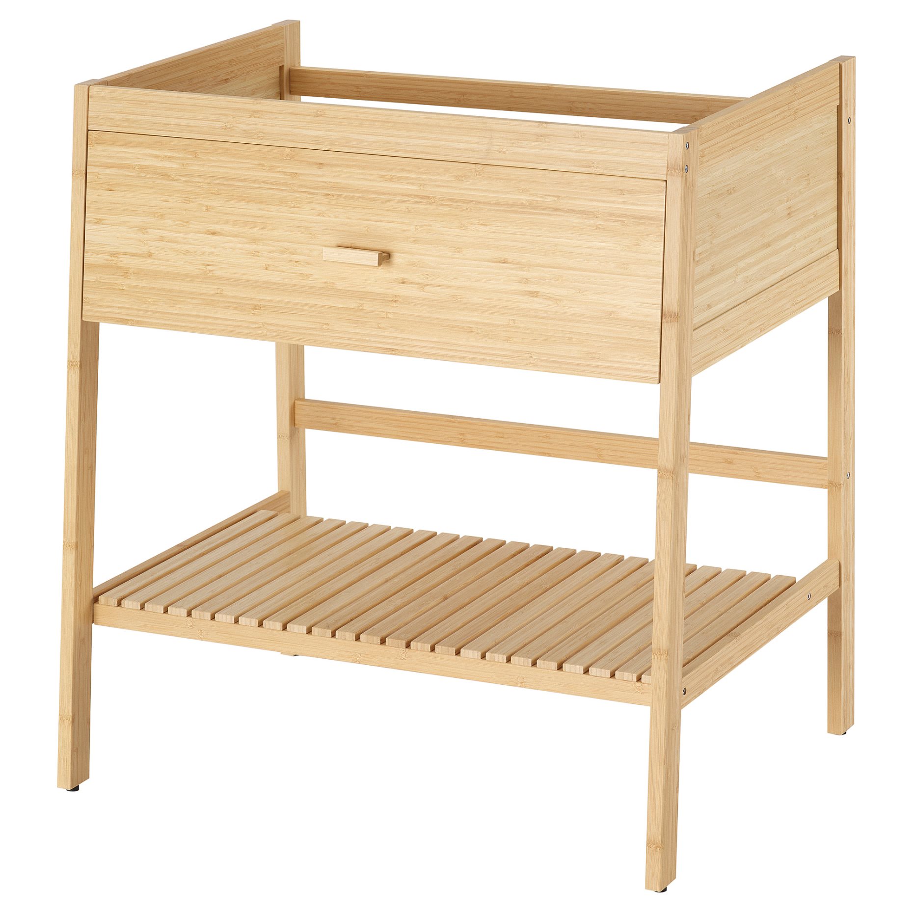 RÅGRUND, open wash-stand with 1 drawer, 78x47x83 cm, 506.105.79