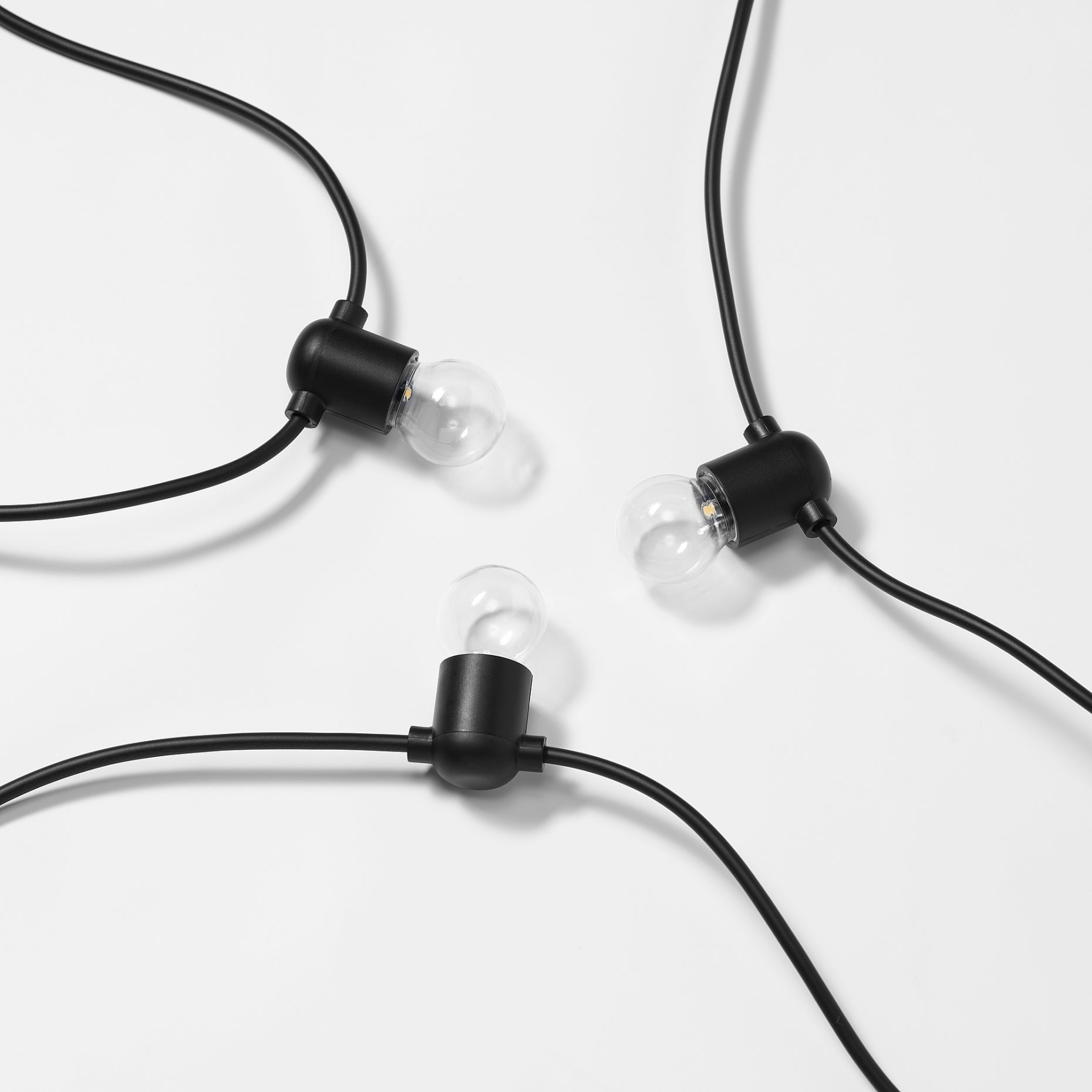 UTSUND, lighting chain with built in LED light source/12 bulbs/outdoor/battery-operated, 506.105.84