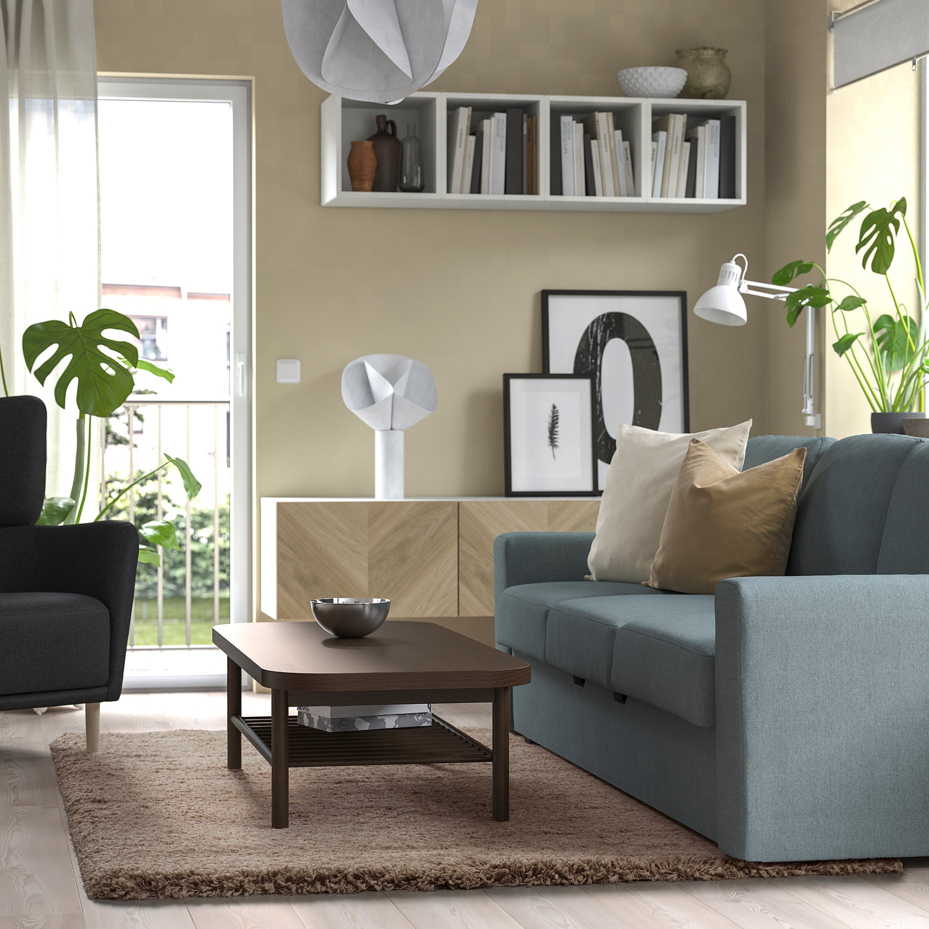 VOLLERSLEV, rug high pile, 160x230 cm, 506.142.52