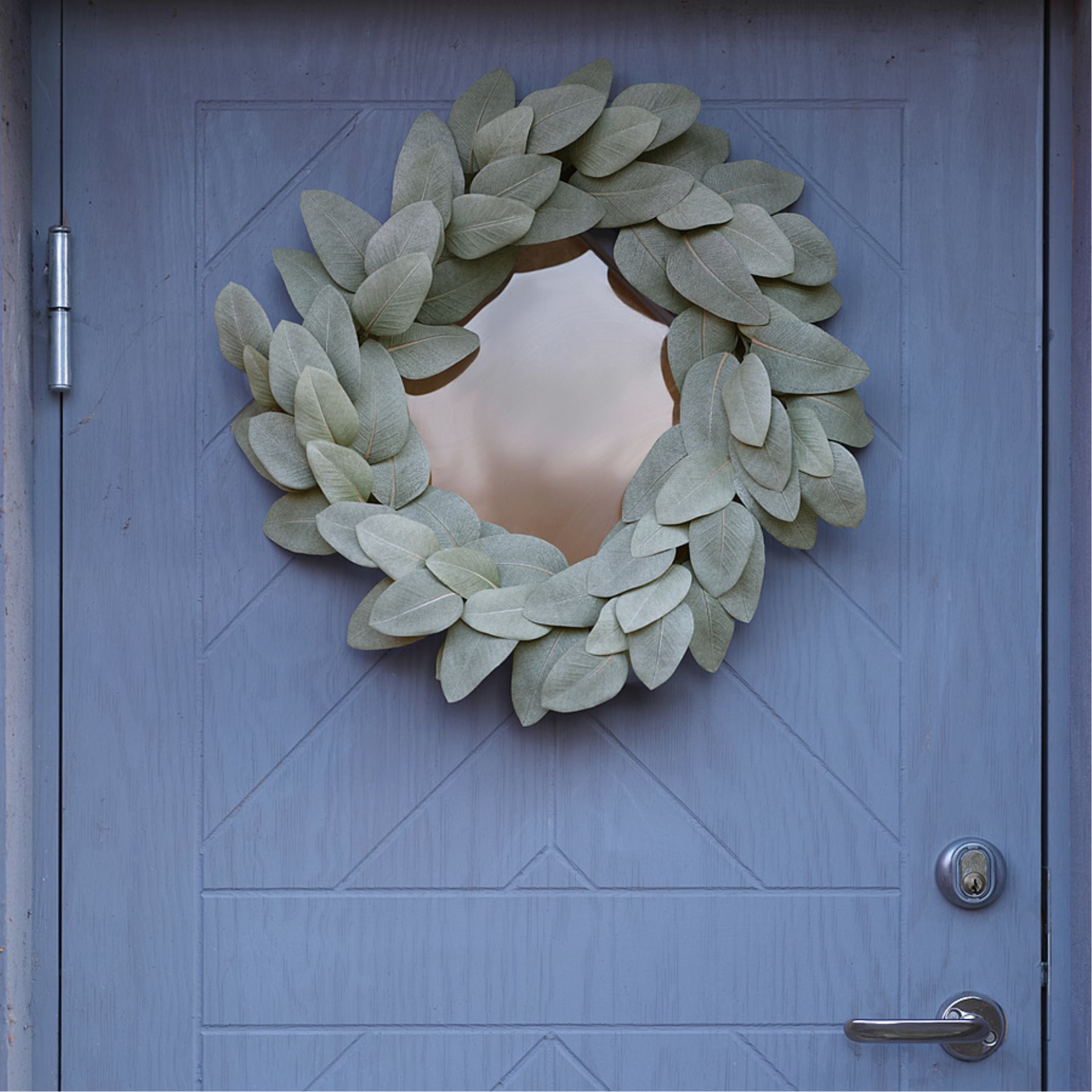 SMYCKA, artificial wreath in/outdoor/eucalyptus, 45 cm, 506.373.38