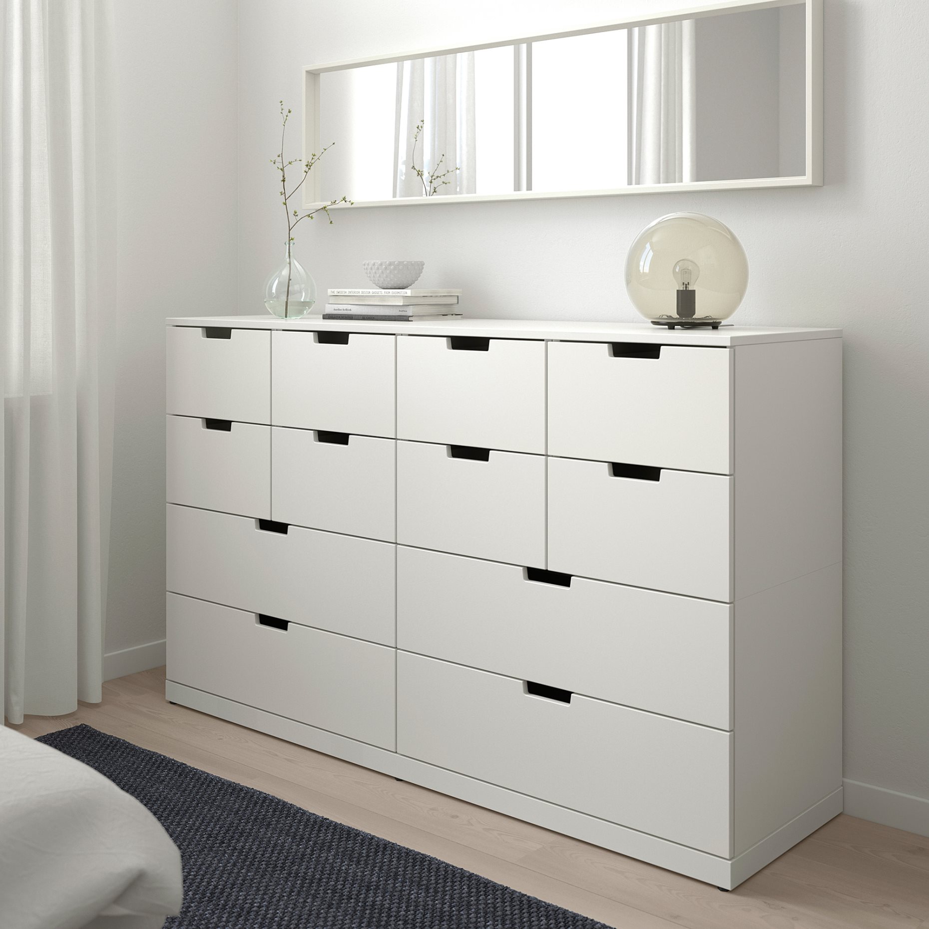 NORDLI, συρταριέρα με 12 συρτάρια, 160X99 cm, 592.394.91