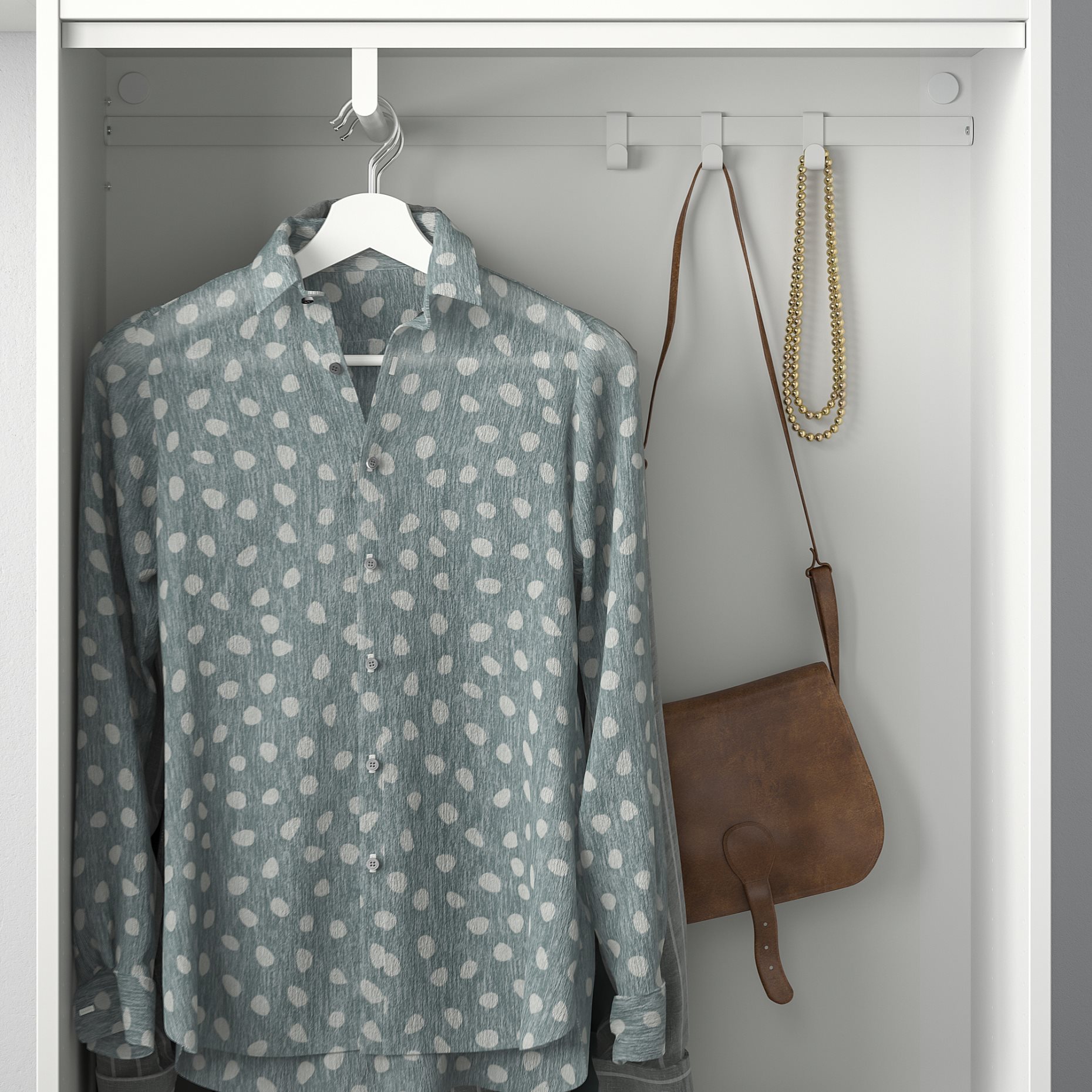 PLATSA, ντουλάπα με 6 πόρτες, 140X42X241 cm, 593.365.57