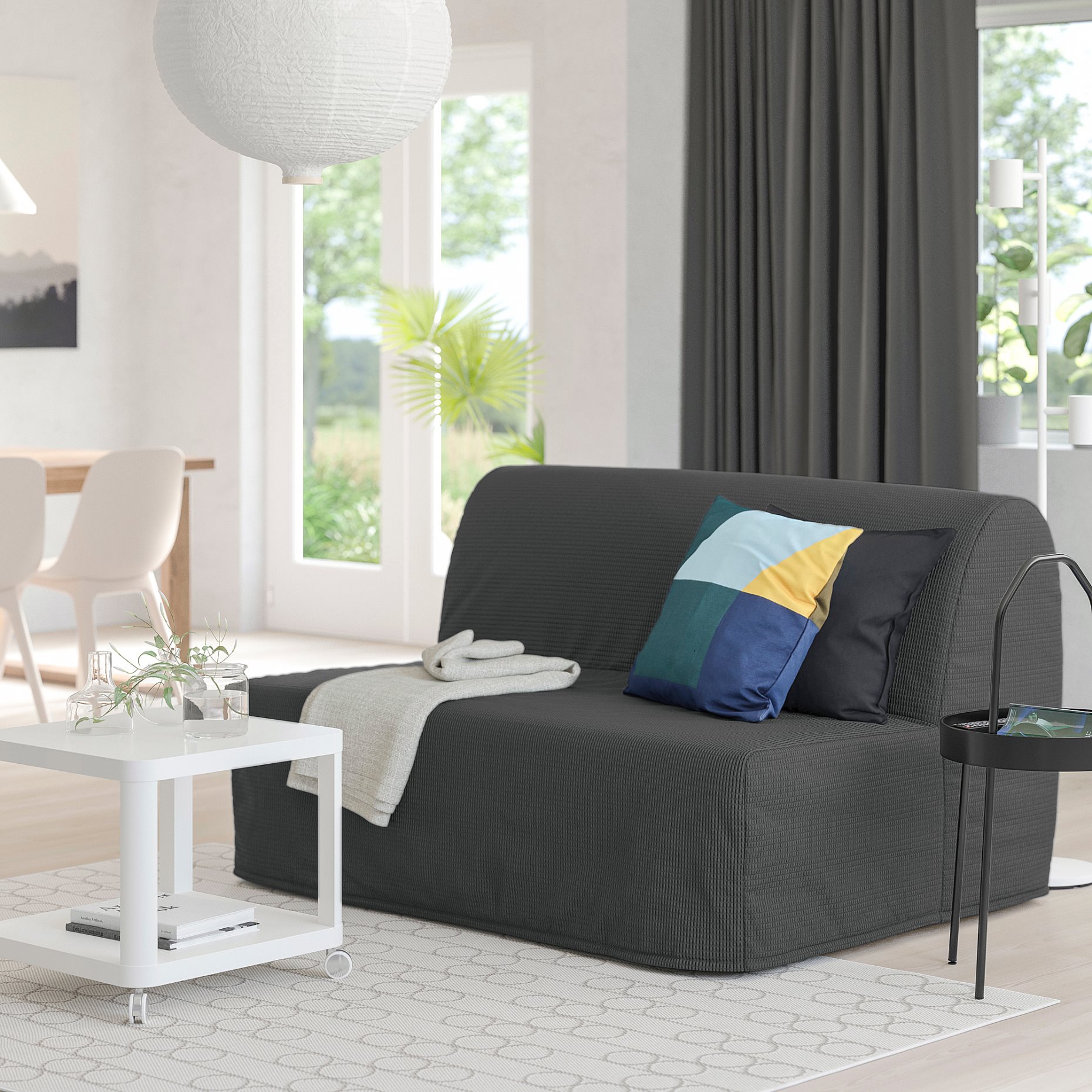 LYCKSELE LÖVÅS, 2-seat sofa-bed, 593.871.32