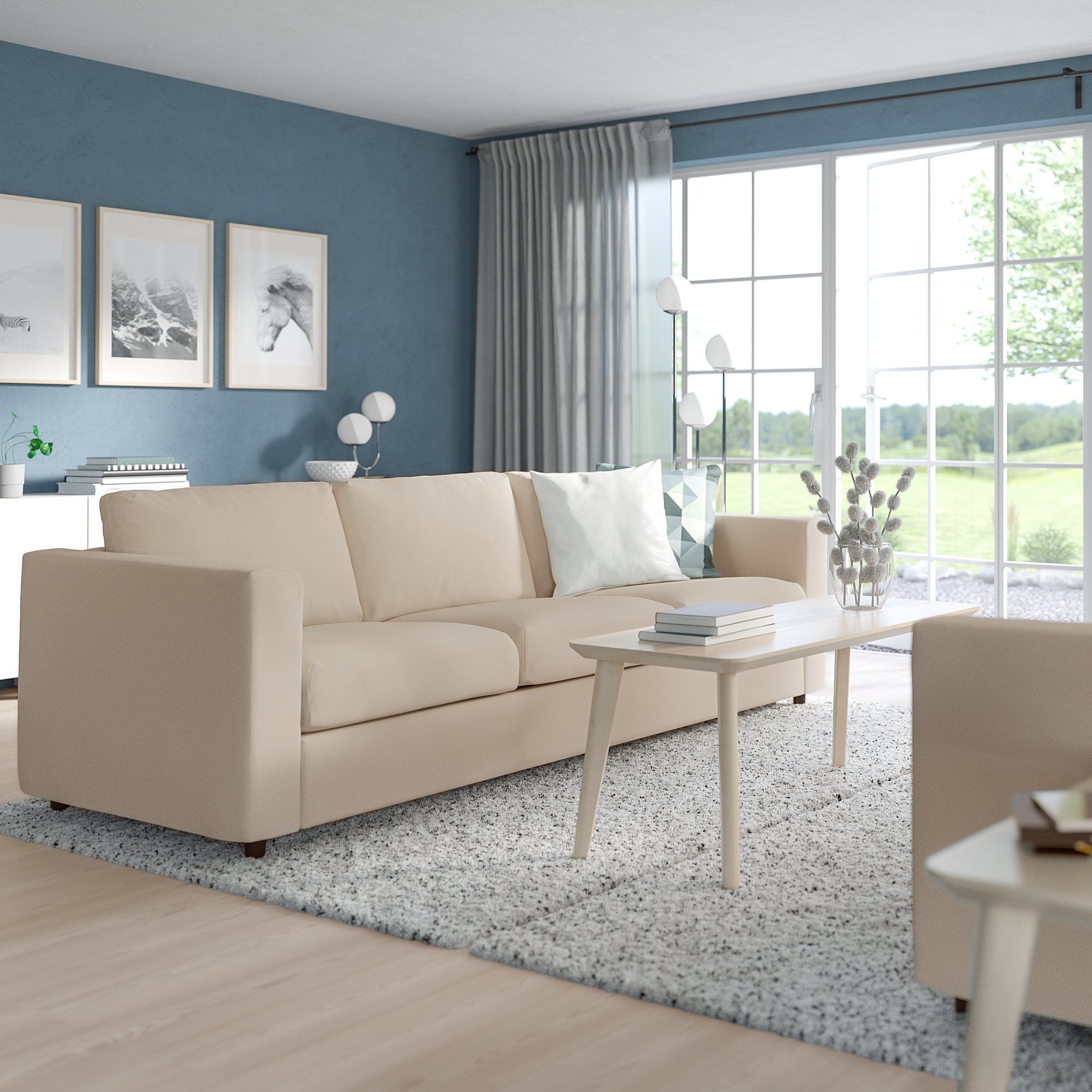 VIMLE, 3-seat sofa, 593.990.45