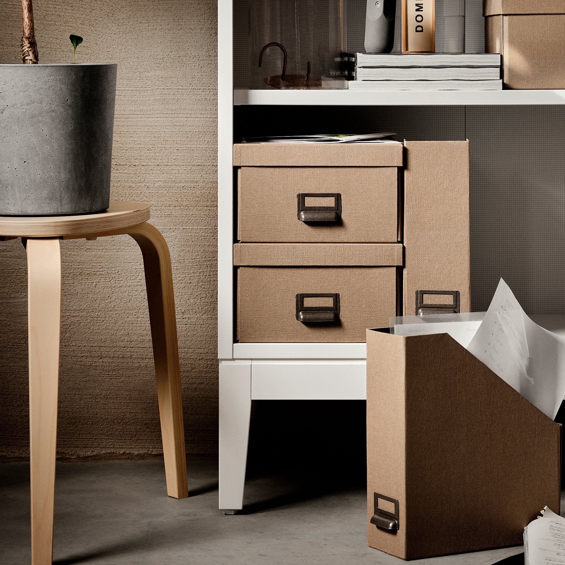 IDANÄS, TV storage combination,  325x40x211 cm, 594.373.30