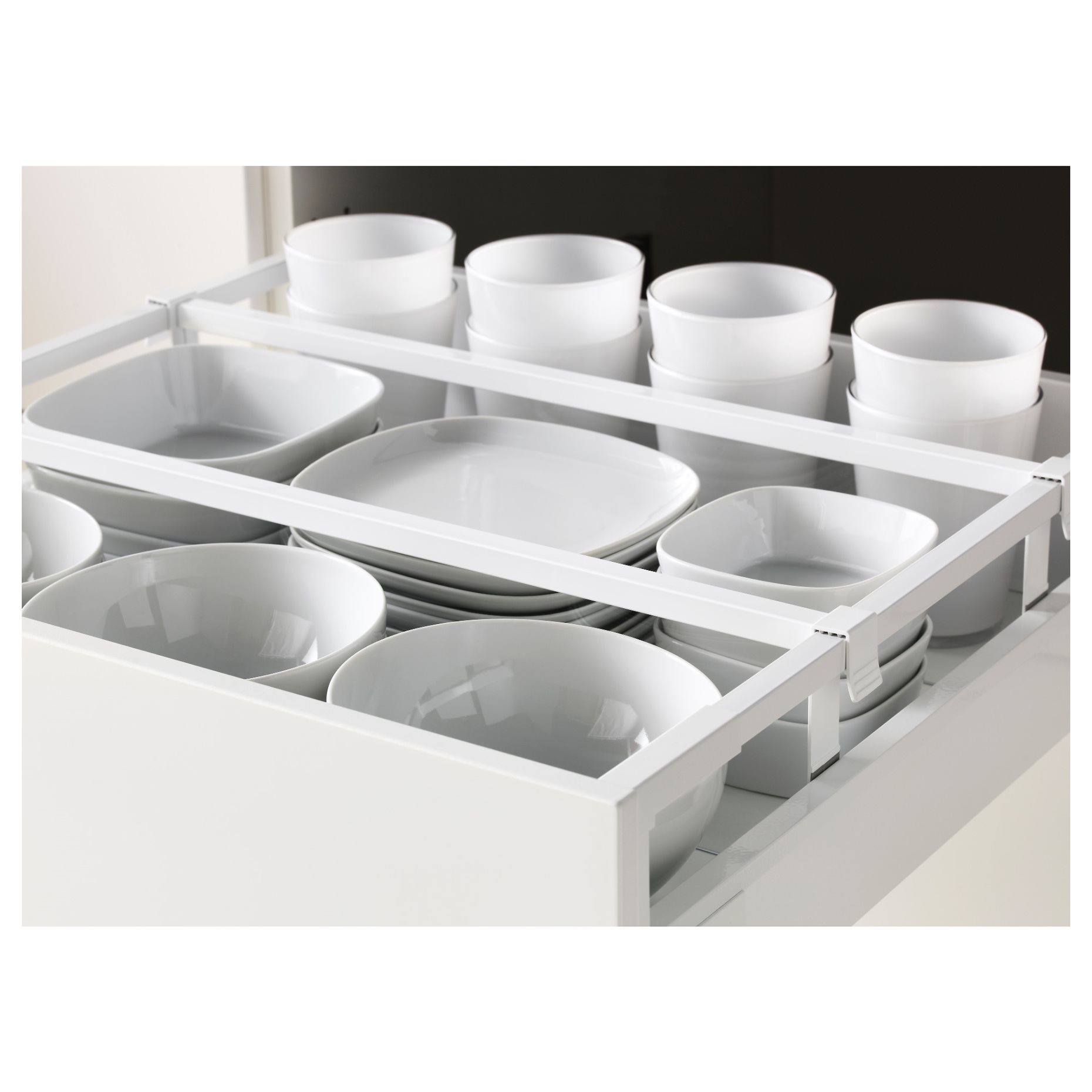 METOD, high cabinet for oven with door/2 drawers, 60x60x220 cm, 594.542.68