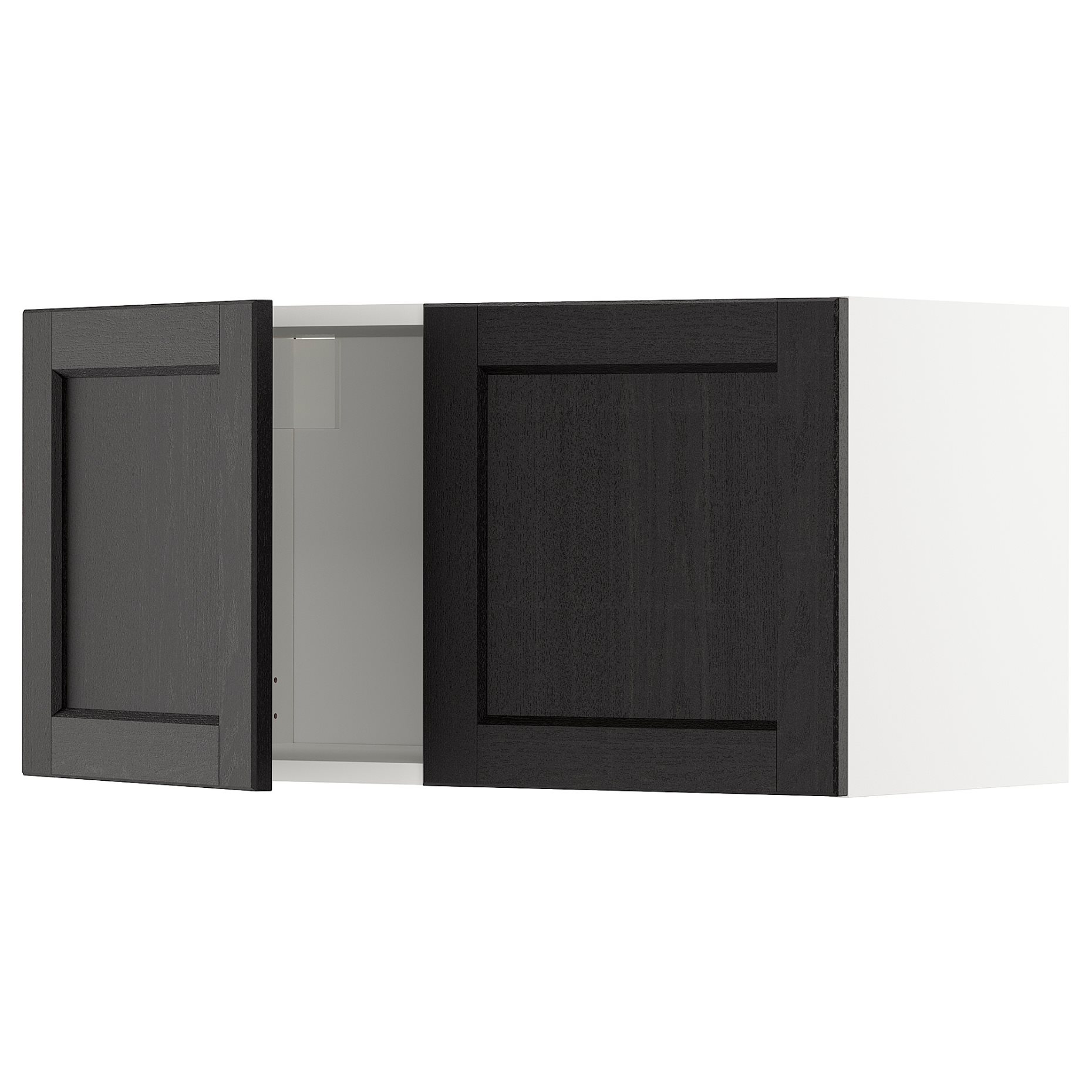 METOD, wall cabinet with 2 doors, 80x40 cm, 594.576.48
