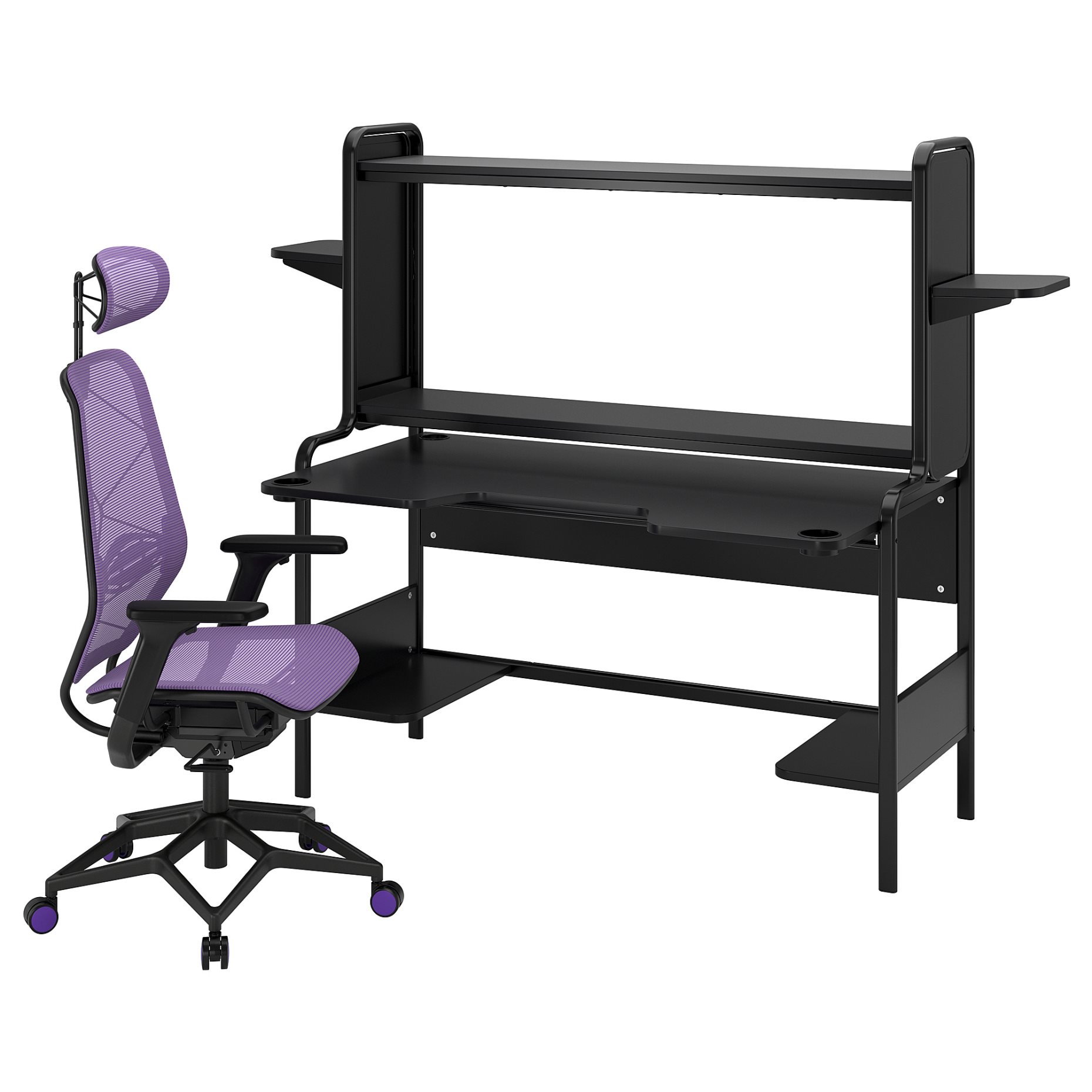FREDDE/STYRSPEL, gaming desk and chair, 594.913.17