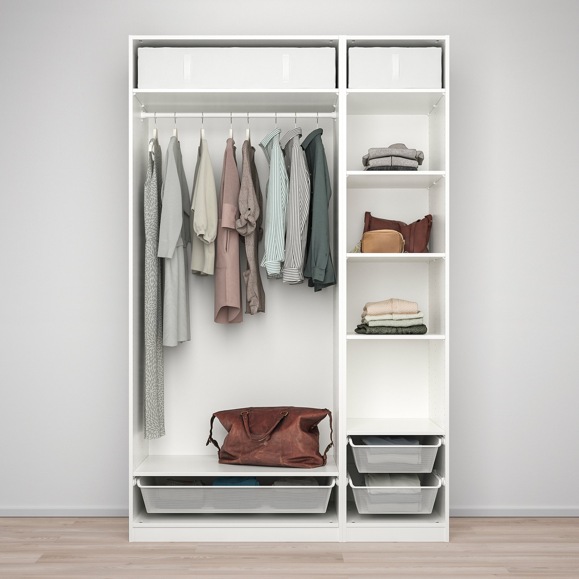 PAX, wardrobe combination, 150x58x236 cm, 595.027.40