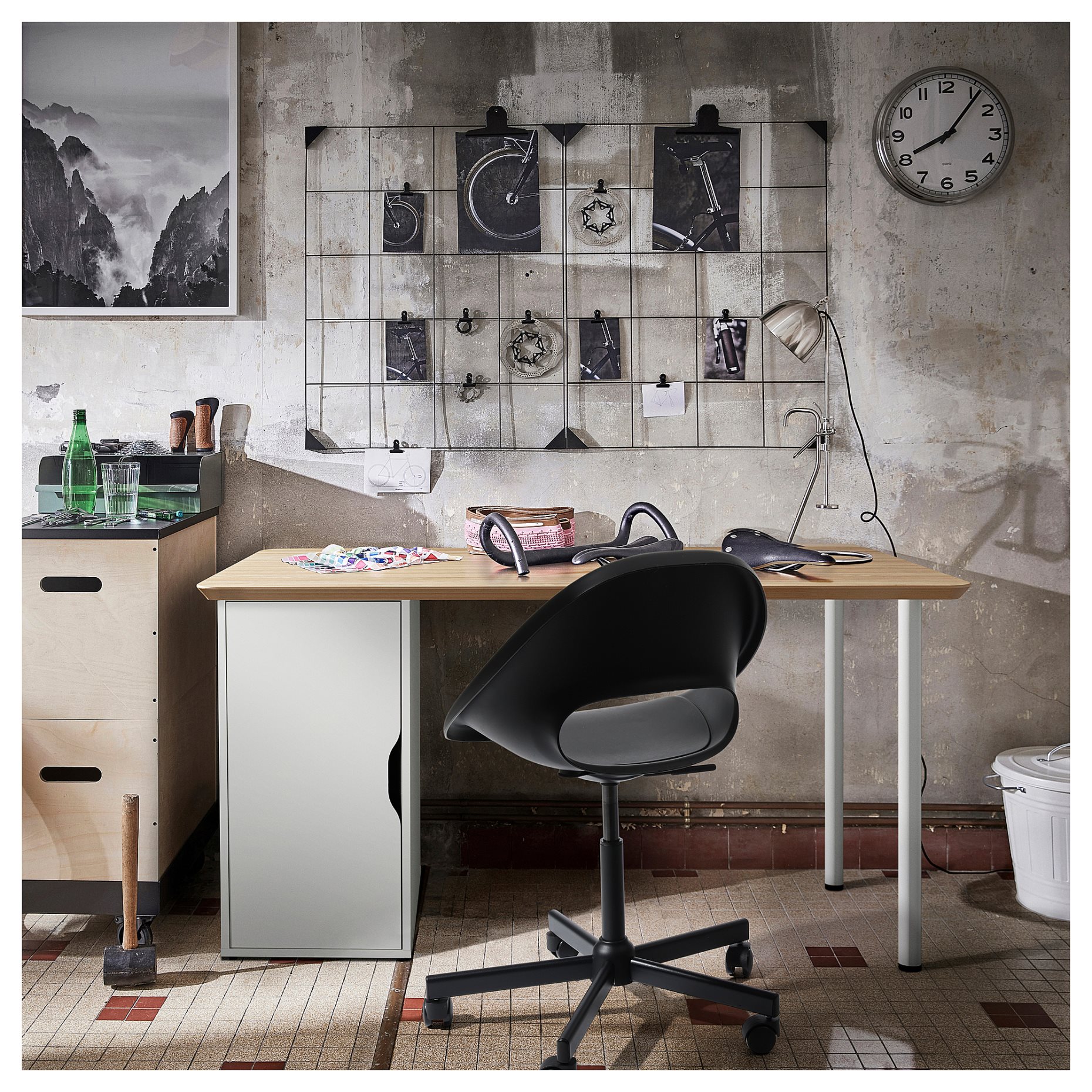 ANFALLARE/ALEX, desk, 140x65 cm, 595.216.68
