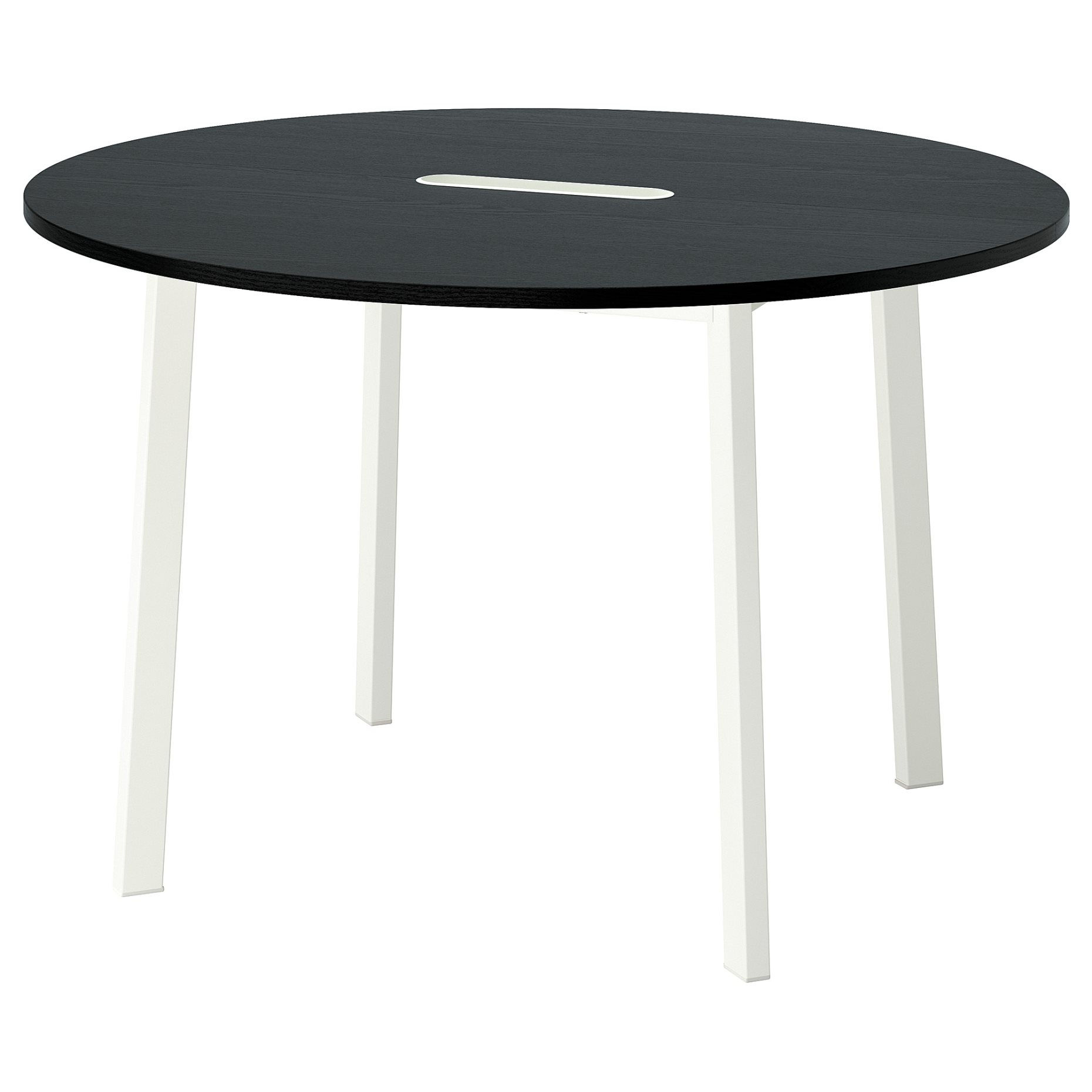 MITTZON, conference table/round, 120x75 cm, 595.304.46