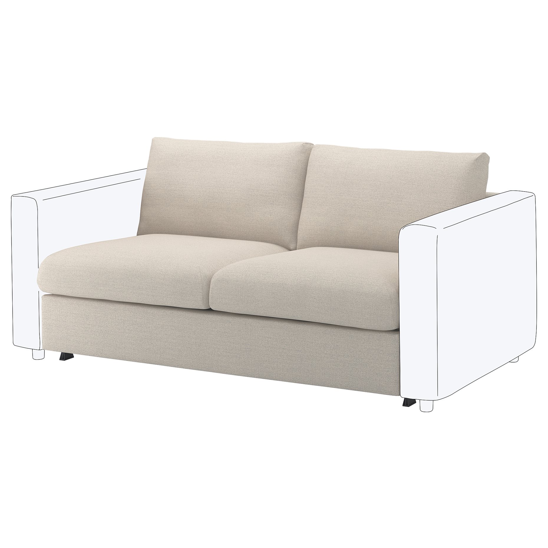 VIMLE, 2-seat sofa-bed section, 595.452.21