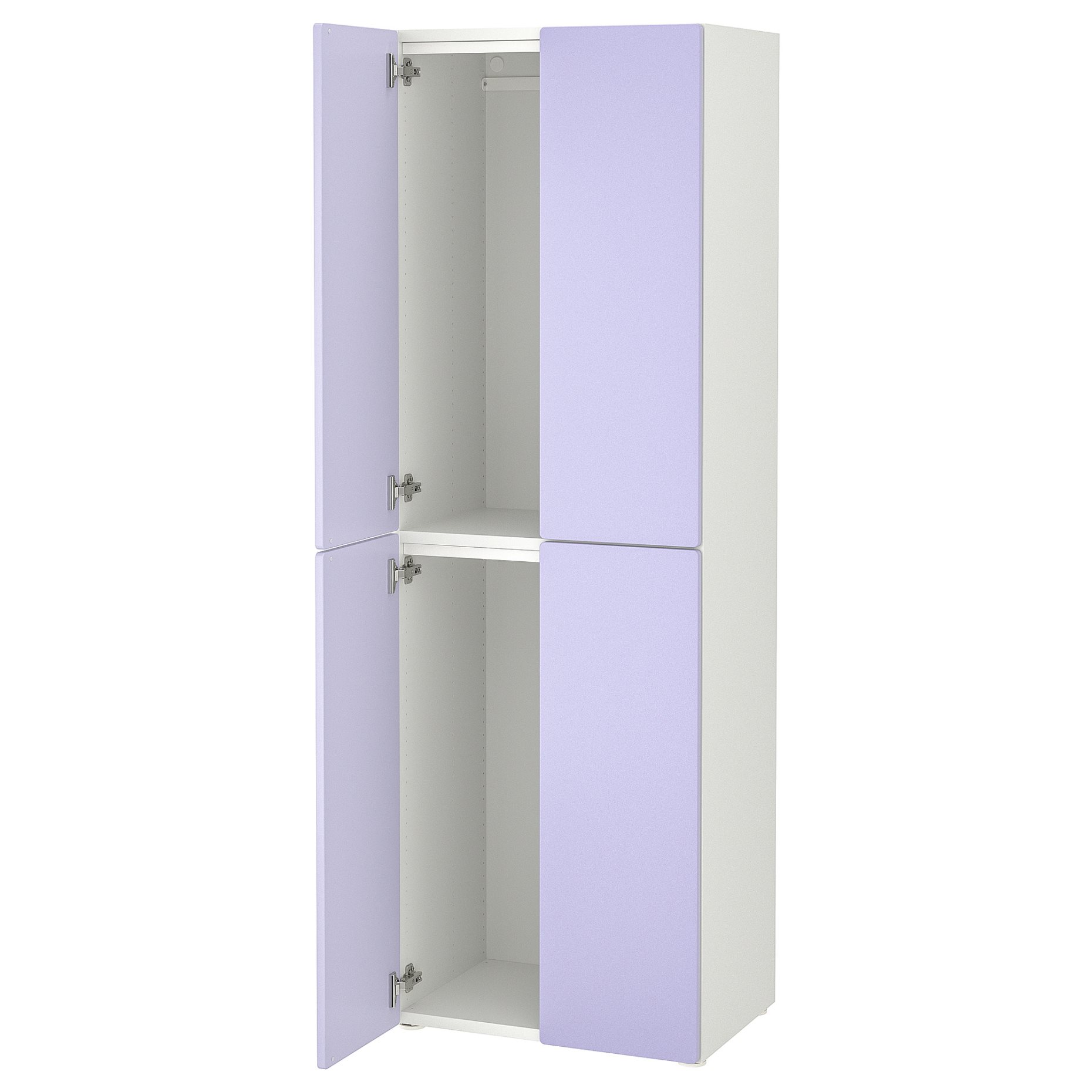 SMASTAD/PLATSA, wardrobe with 2 clothes rails, 60x42x181 cm, 595.489.79