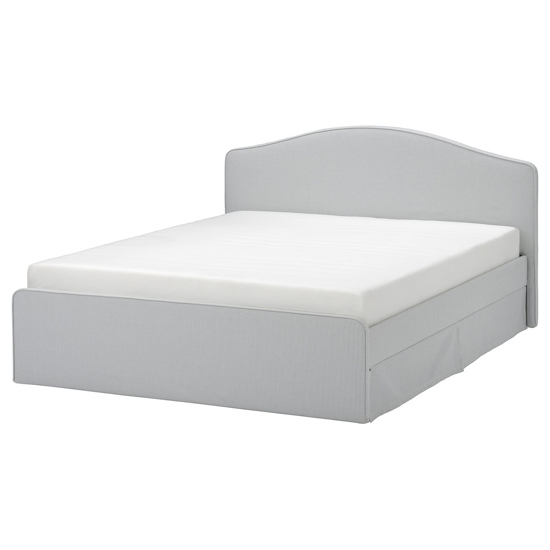 RAMNEFJALL, upholstered bed frame, 160x200 cm, 595.527.54