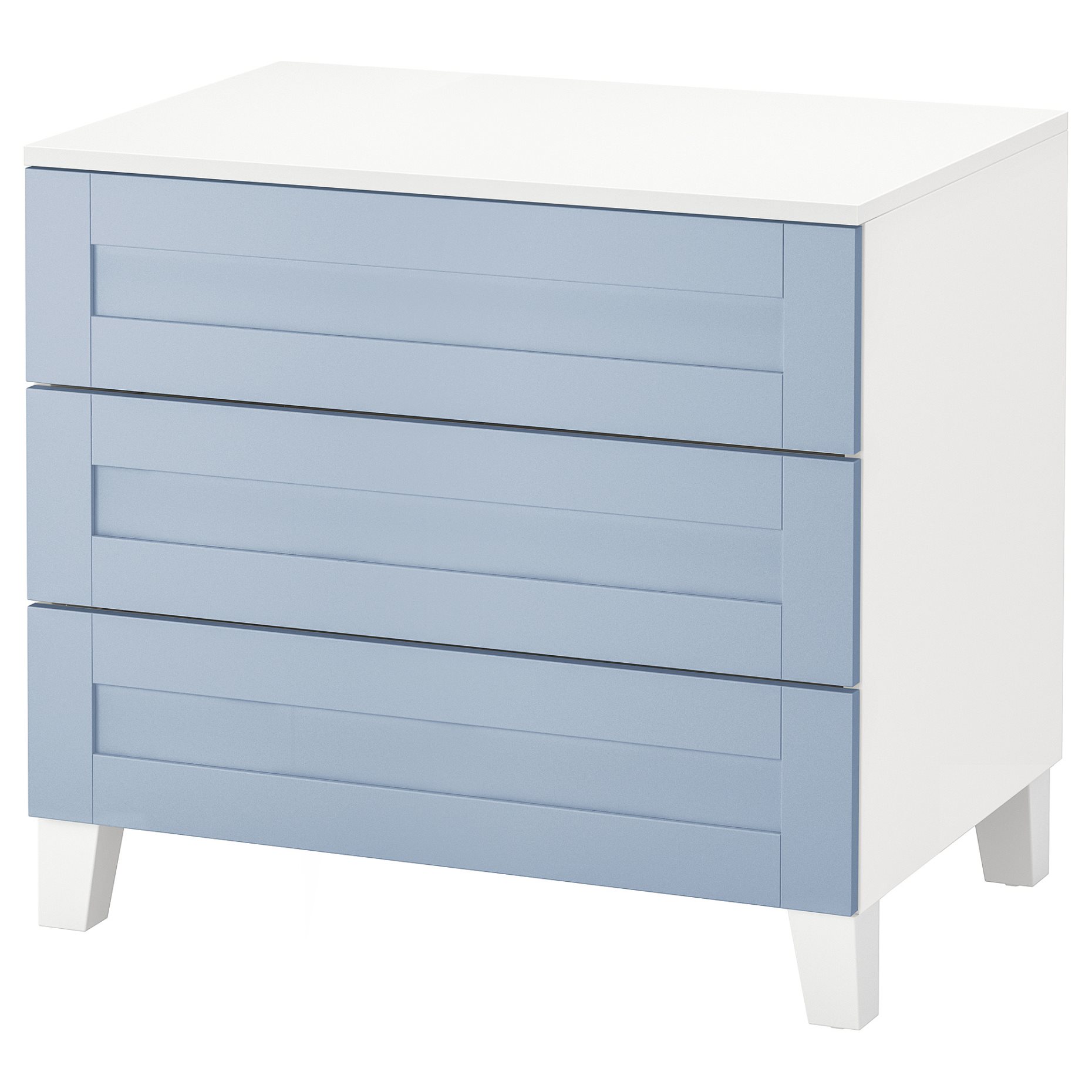 PLATSA, chest of 3 drawers, 80x57x73 cm, 595.556.96