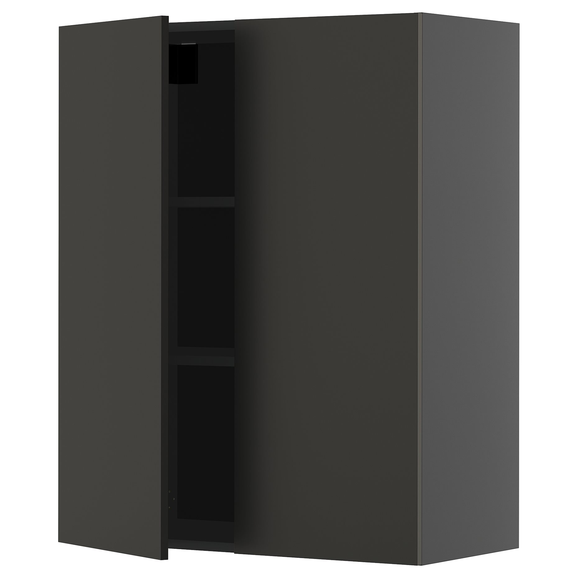 METOD, wall cabinet with shelves/2 doors, 80x100 cm, 595.869.66