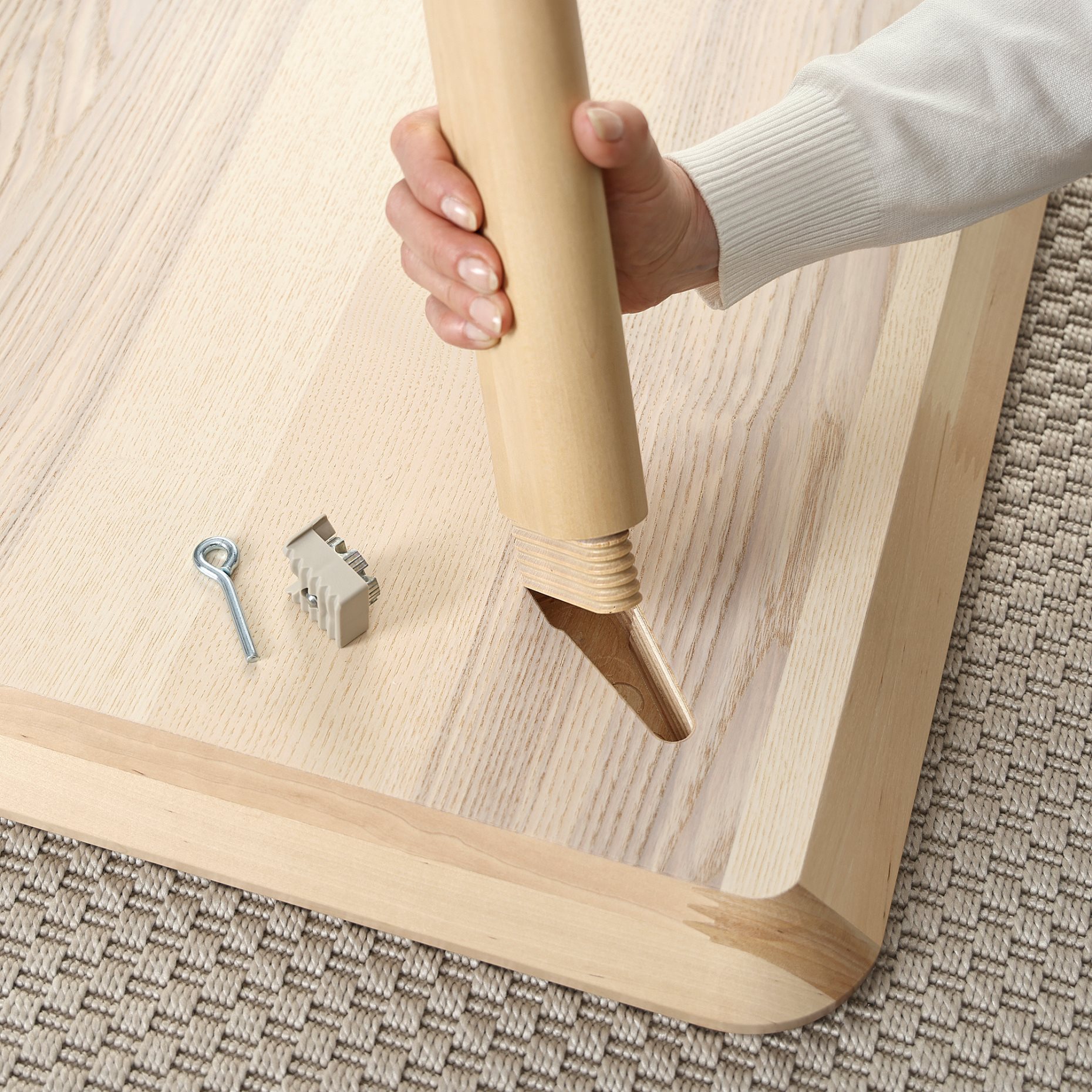 LISABO/LYCKAN, τραπέζι και 4 καρέκλες, 140x78 cm, 595.902.61