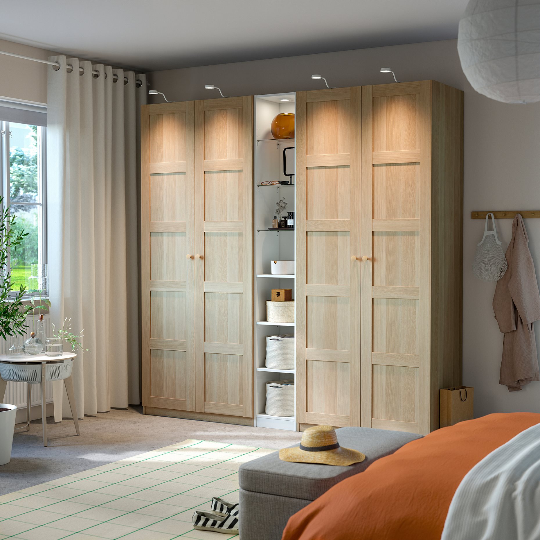 PAX/BERGSBO, wardrobe combination, 235x60x236 cm, 596.074.07