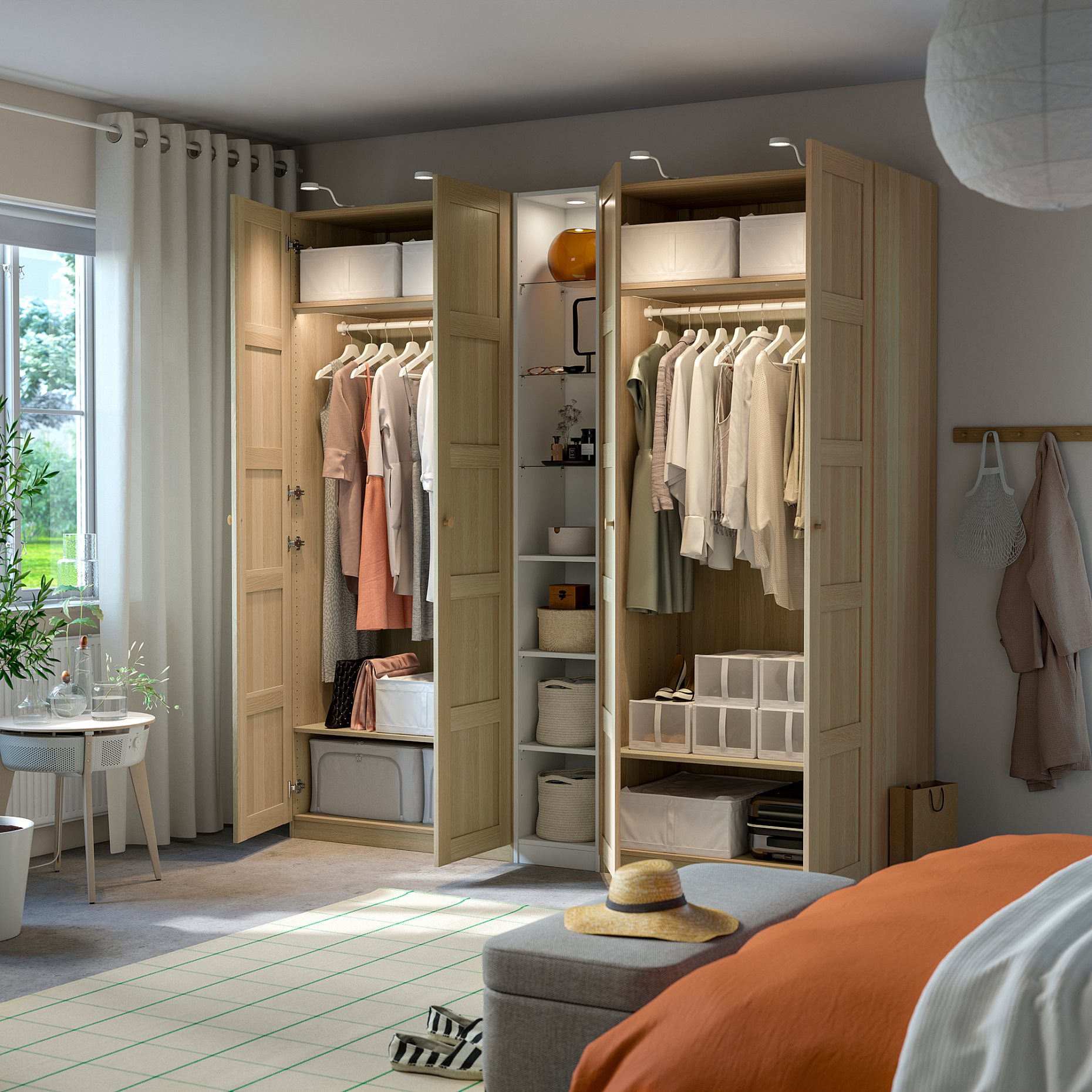 PAX/BERGSBO, wardrobe combination, 235x60x236 cm, 596.074.07