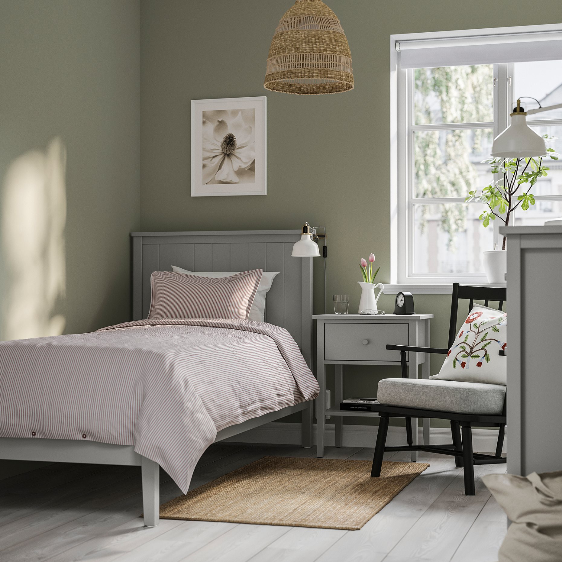 GULLABERG, bed frame, 90x200 cm, 596.145.54