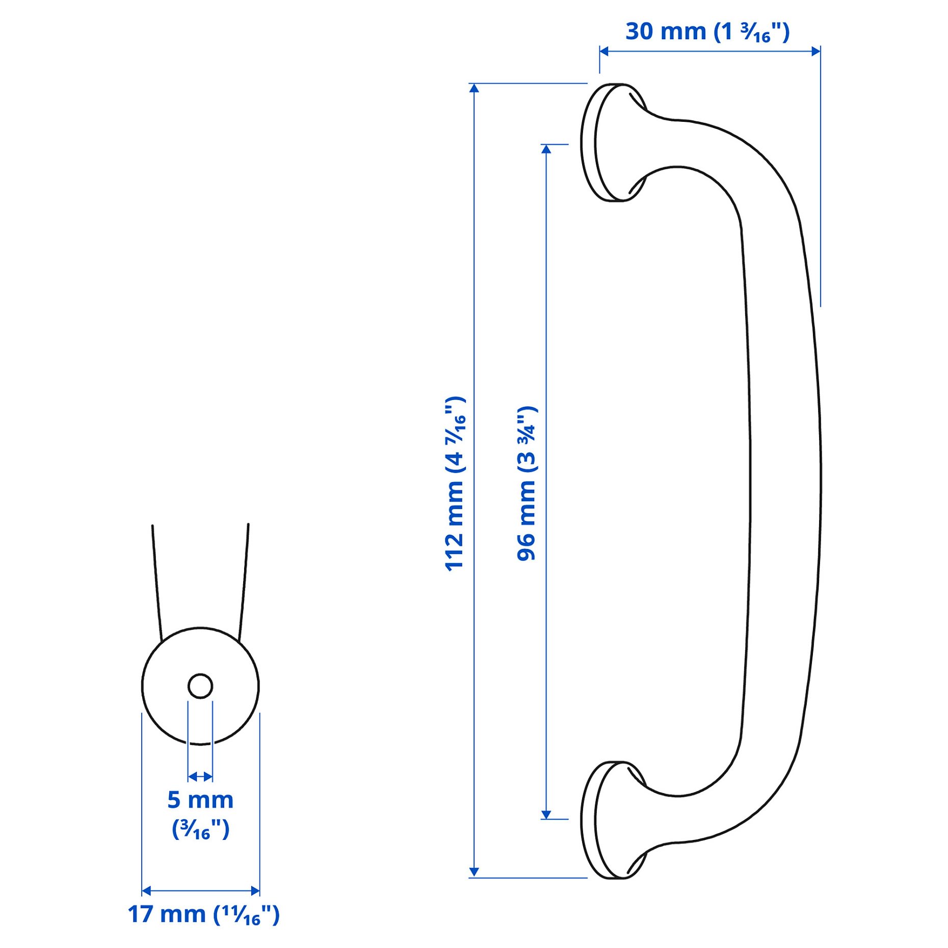 ENERYDA, handle, 2 pack, 603.475.12