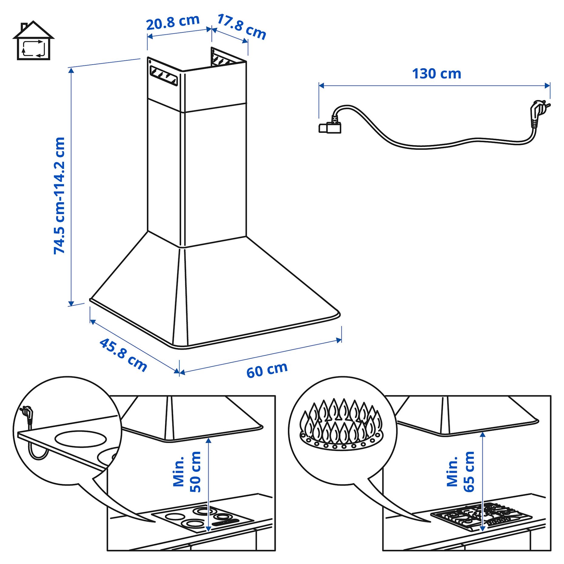MATTRADITION, wall mounted extractor hood, 603.688.11