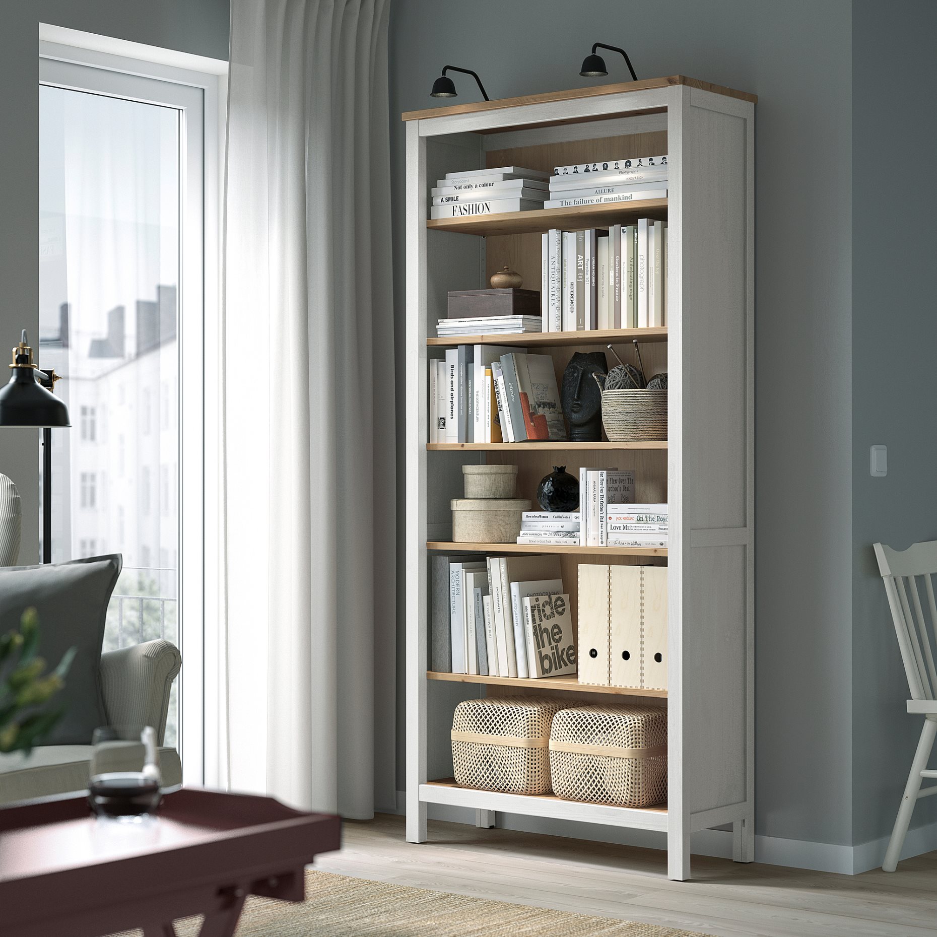 HEMNES, bookcase, 604.135.02