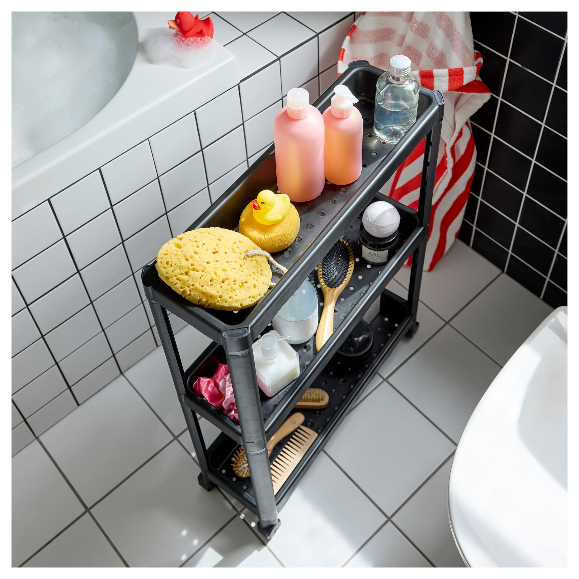 VESKEN, τρόλεϊ, 54x18x71 cm, 604.712.24