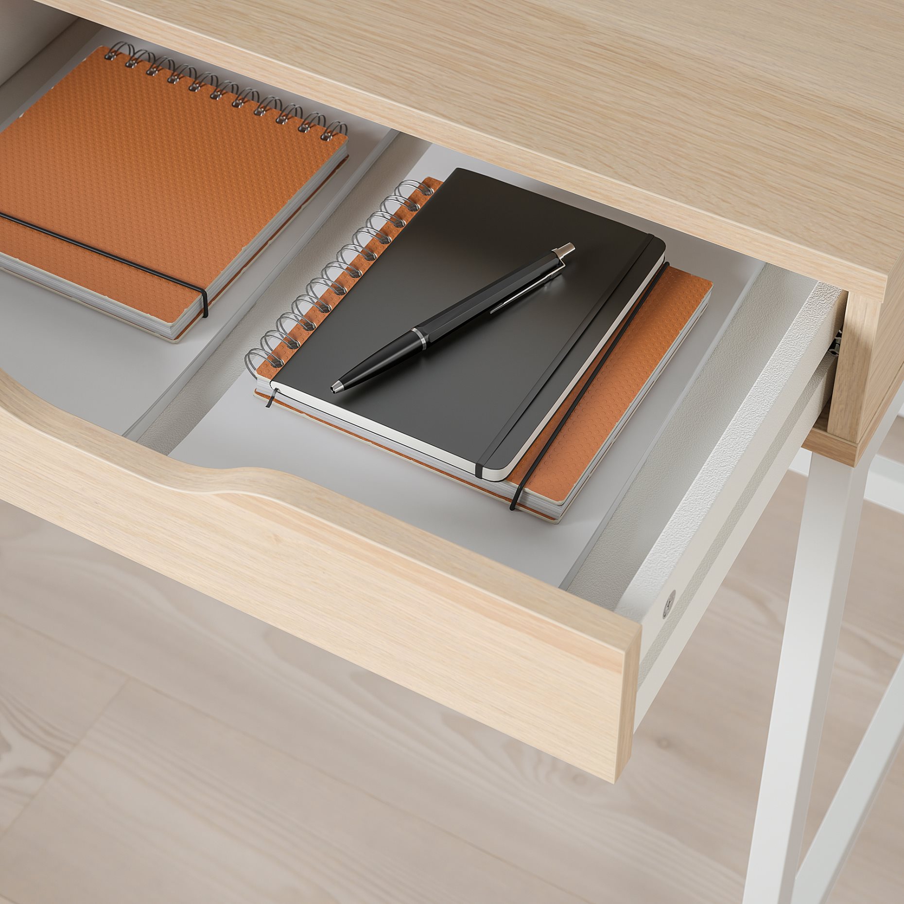 ALEX, desk, 131x58 cm, 604.735.29
