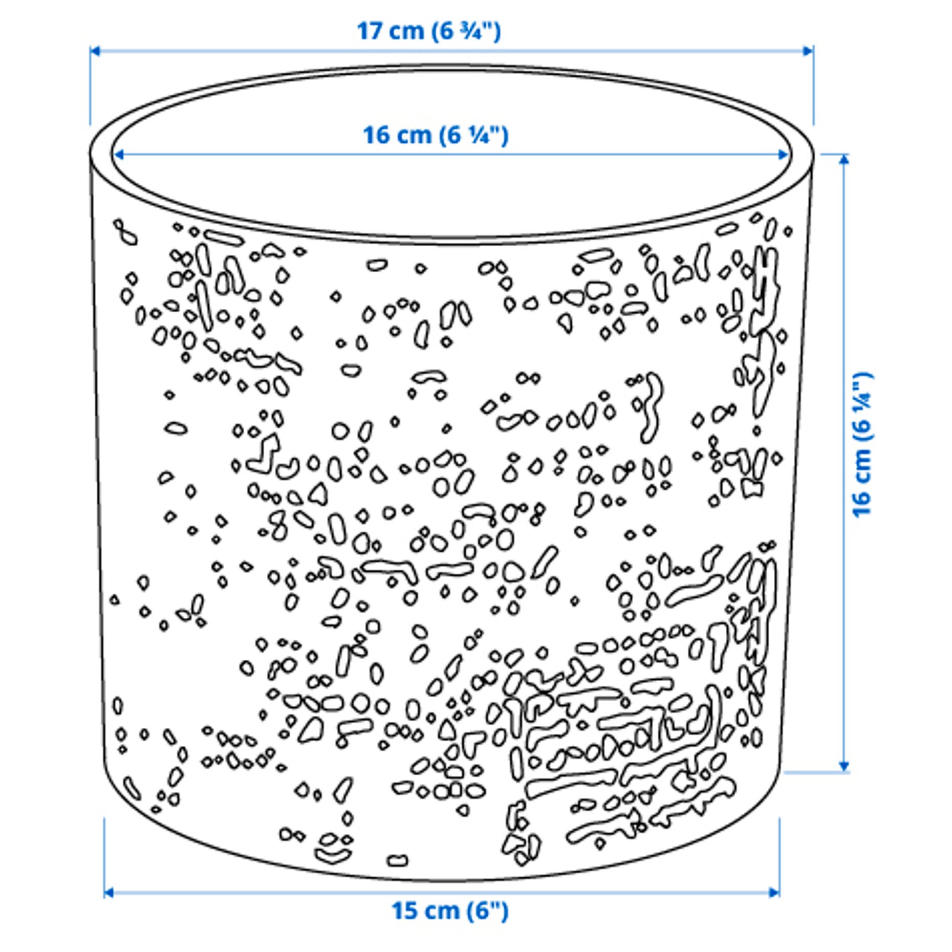 CHIAFRÖN, plant pot in/outdoor, 15 cm, 604.757.93
