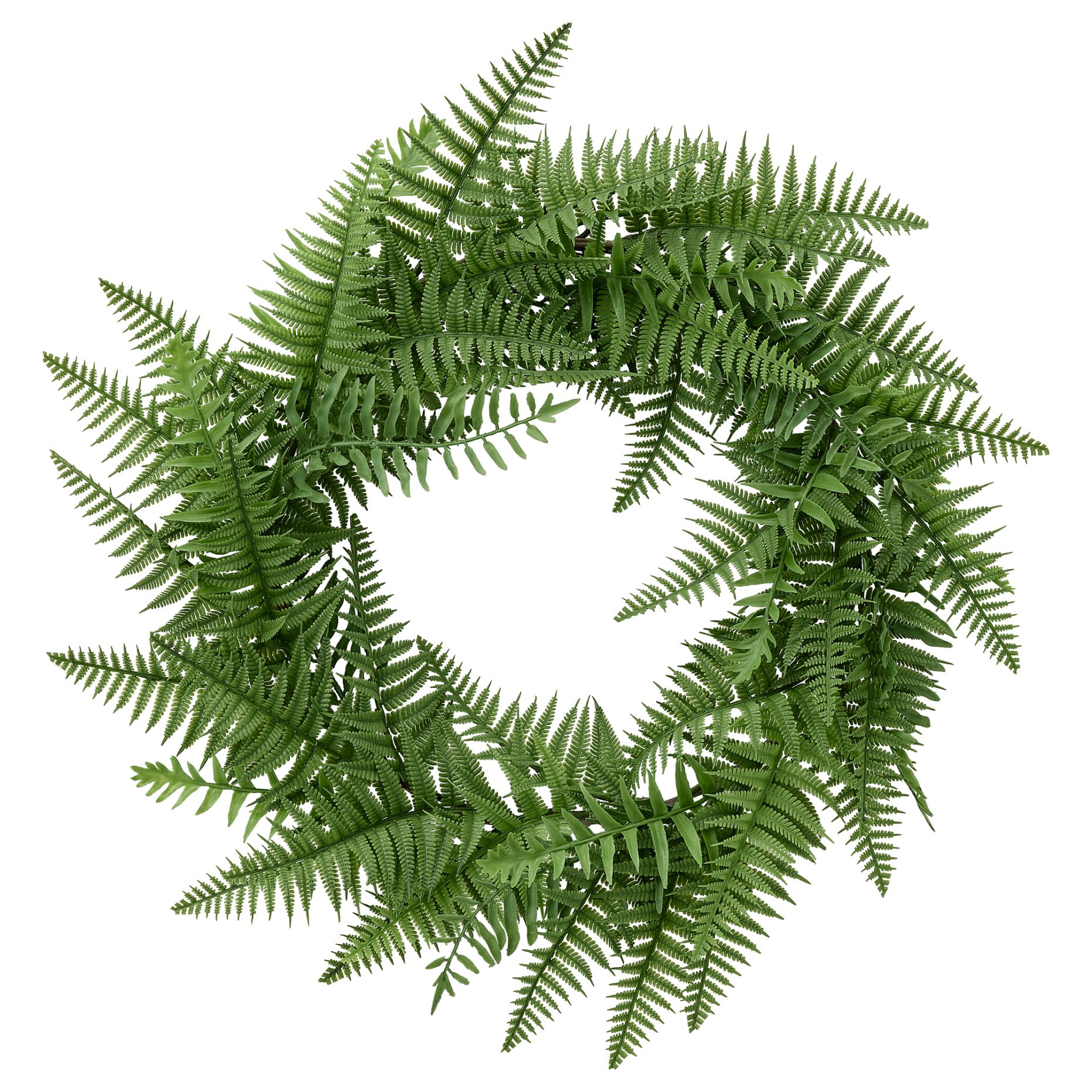 HÖSTKVÄLL, artificial wreath in/outdoor/fern, 45 cm, 604.975.68