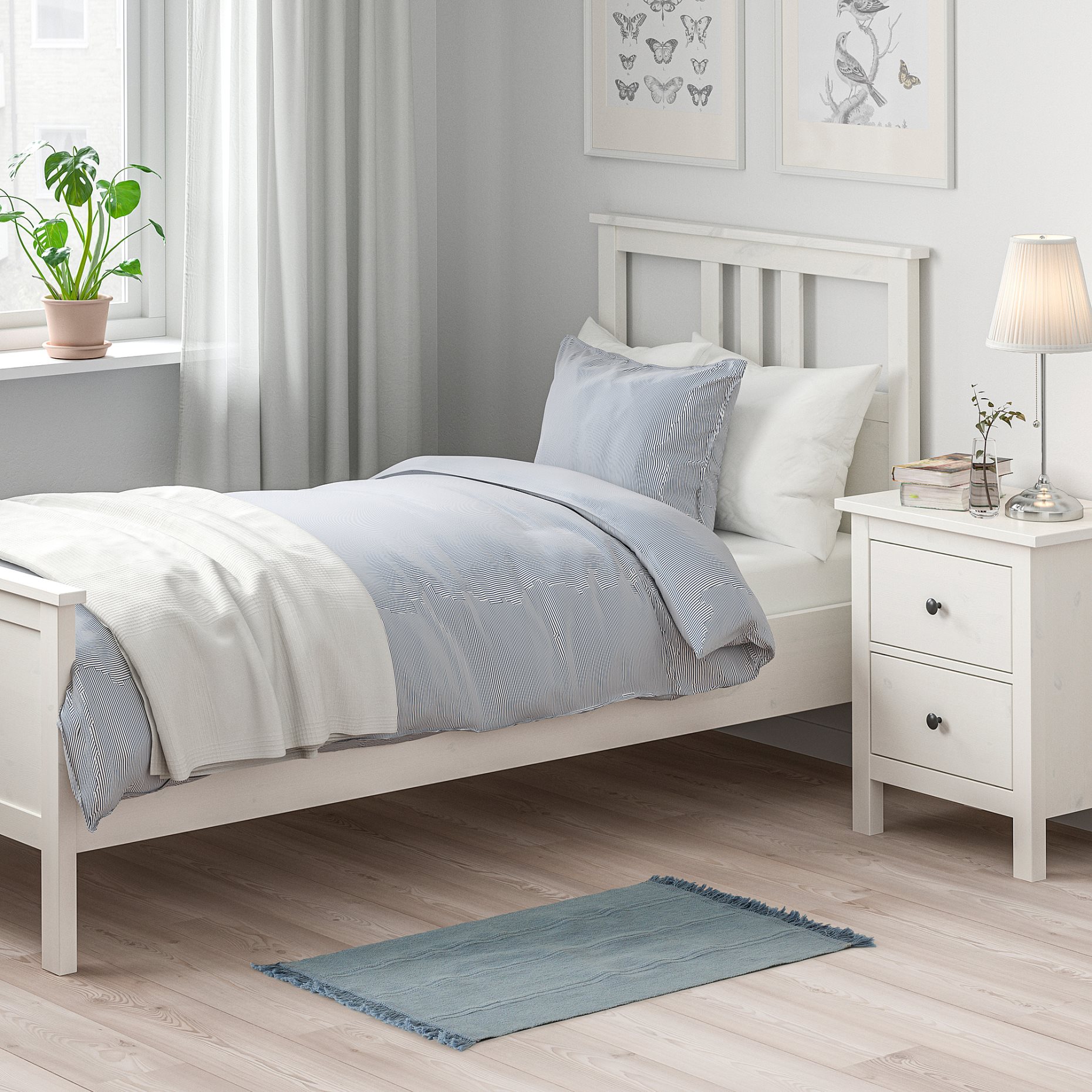 SORTSÖ, χαλί χαμηλή πλέξη, 55x85 cm, 605.288.76