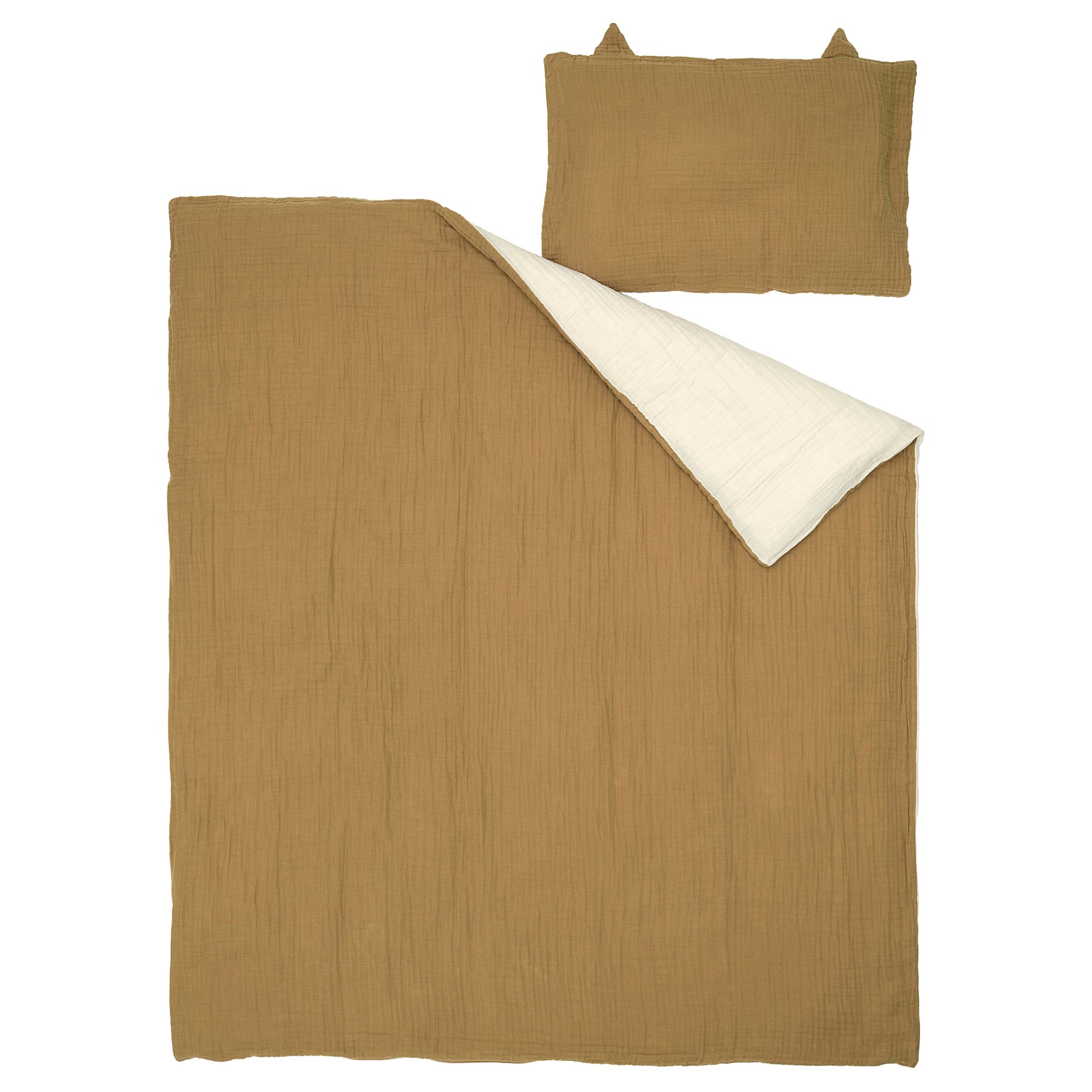 GULDVÄVARE, σετ λευκά είδη για κούνια, 3 τεμ. 70x140 cm, 605.302.85