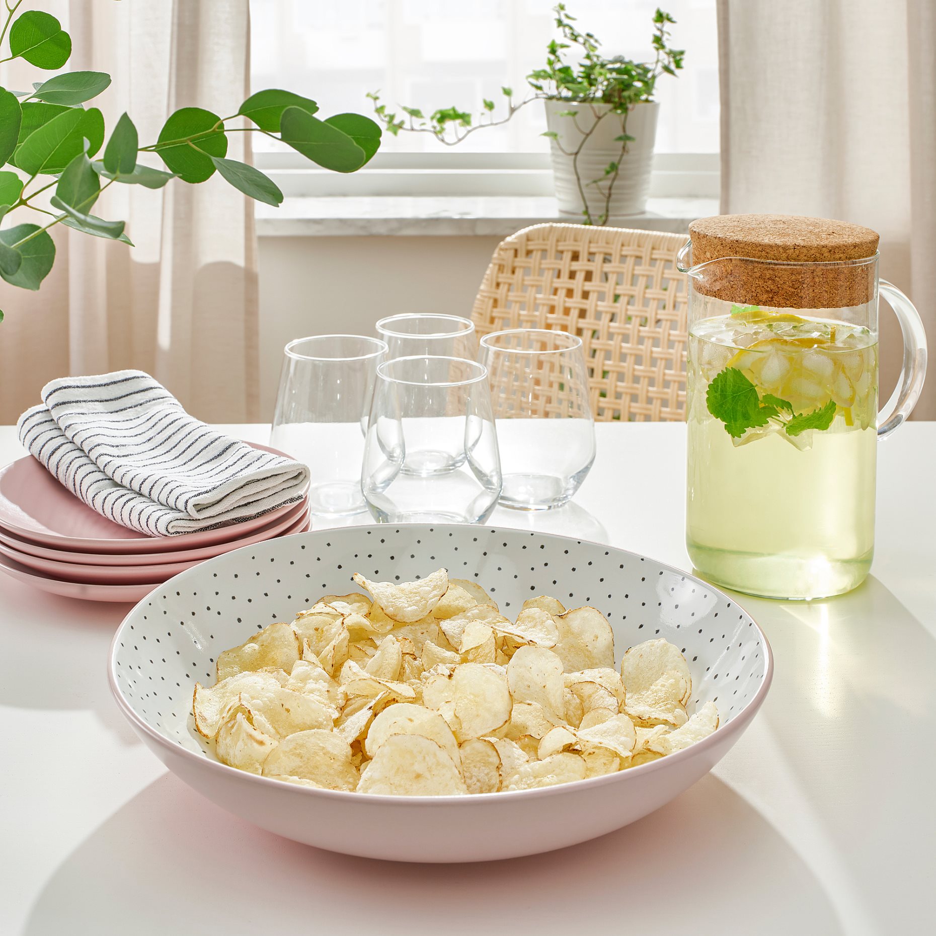 STENTICKA, serving bowl, 30 cm, 605.371.83