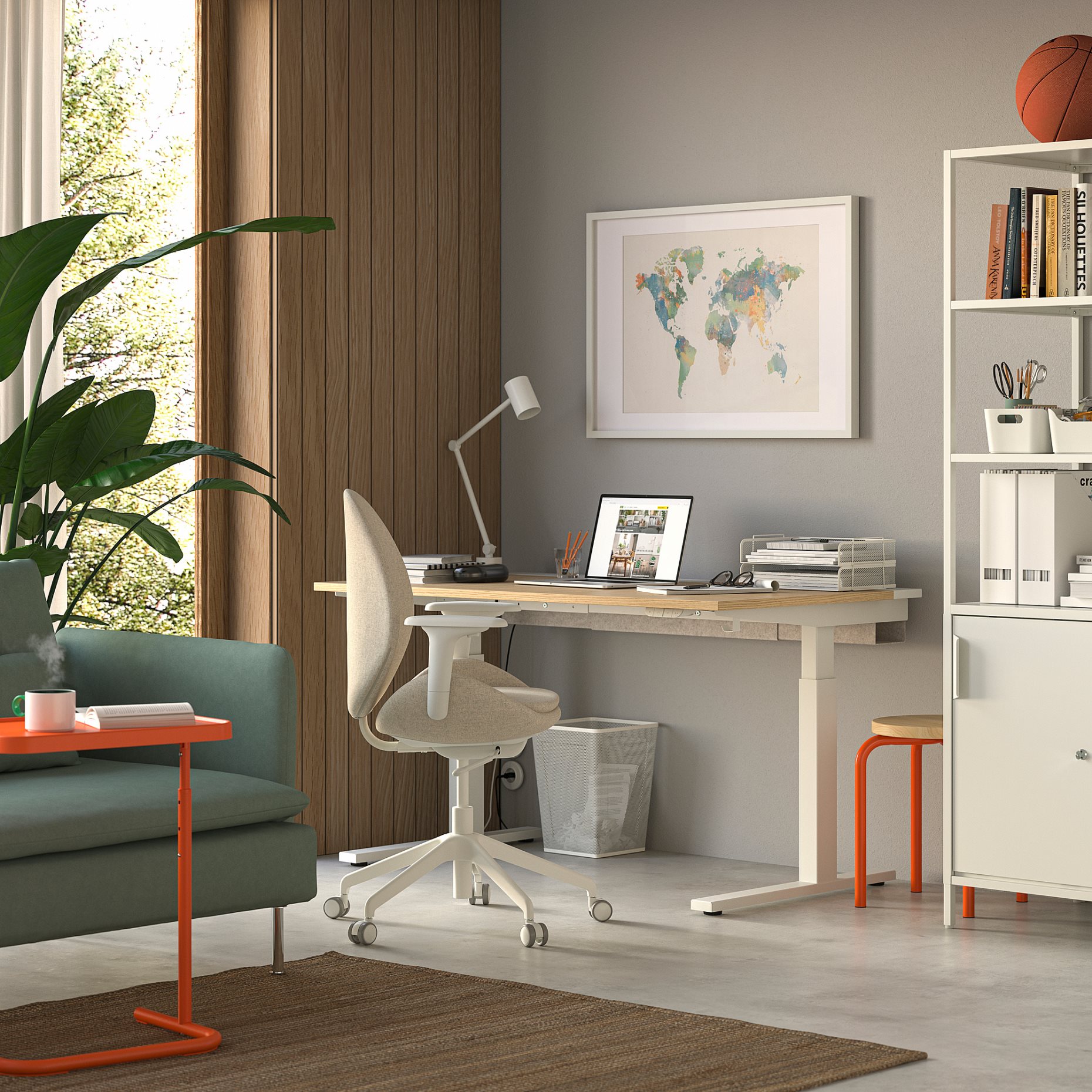 HATTEFJÄLL, καρέκλα γραφείου με μπράτσα, 605.389.55