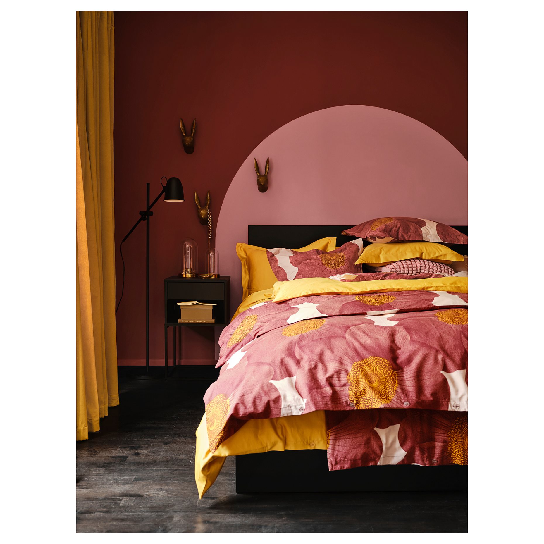 SVARTKLINT, duvet cover and pillowcase, 150x200/50x60 cm, 605.410.24