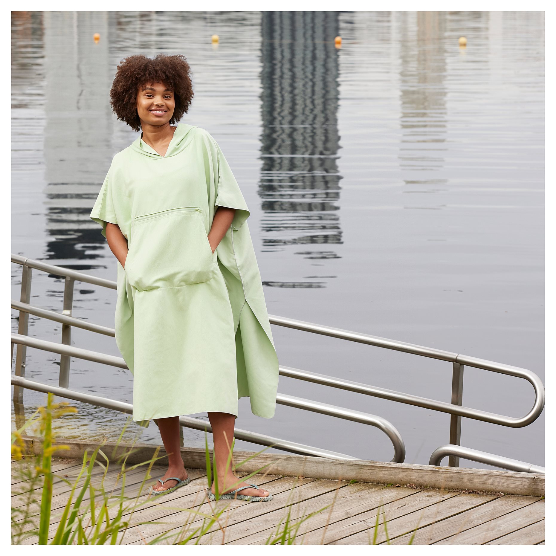 DAJLIEN, πετσέτα πόντσο με κουκούλα, 110 cm, 605.527.29