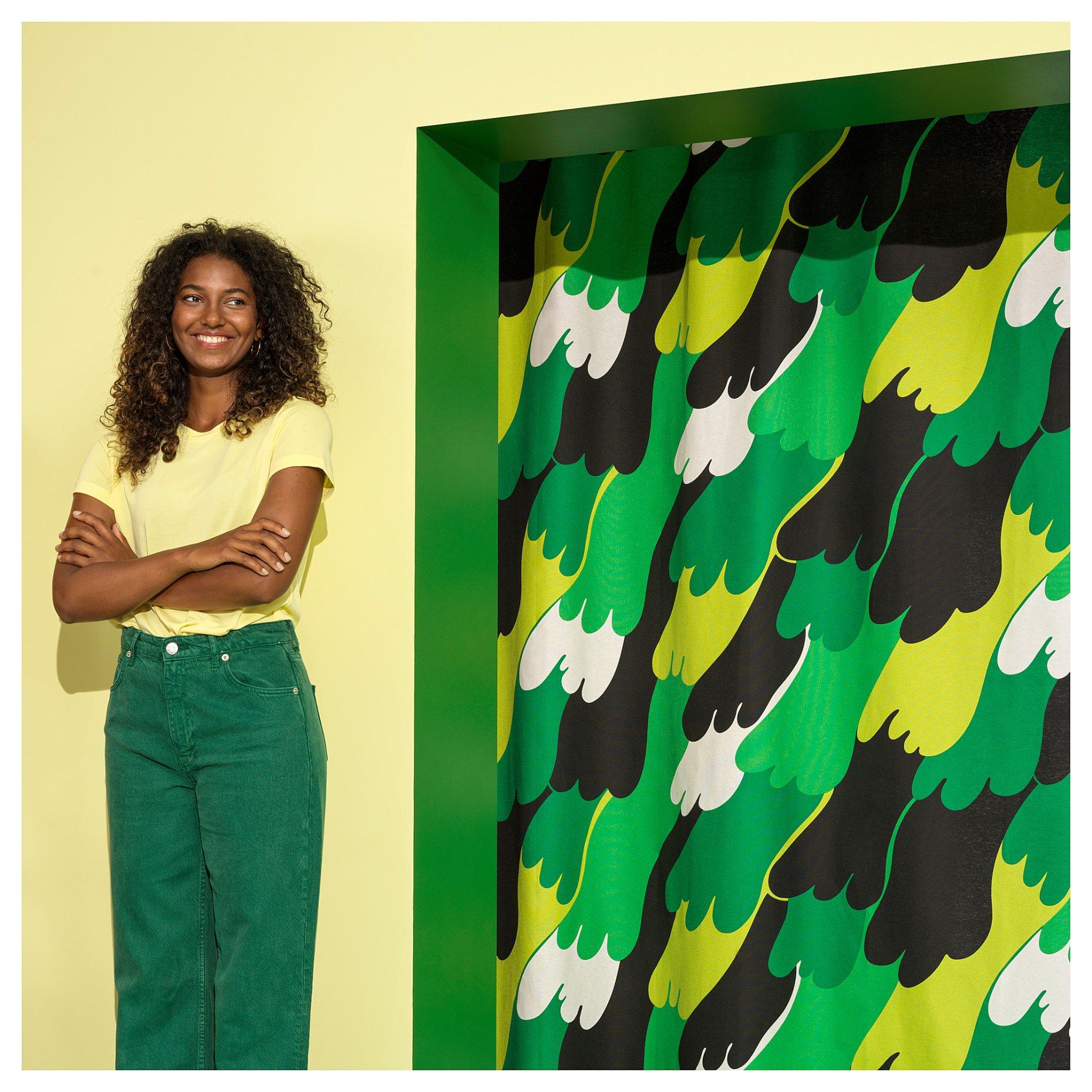 ANGSFIBBLA, κομμένο ύφασμα, 150x300 cm, 605.564.59