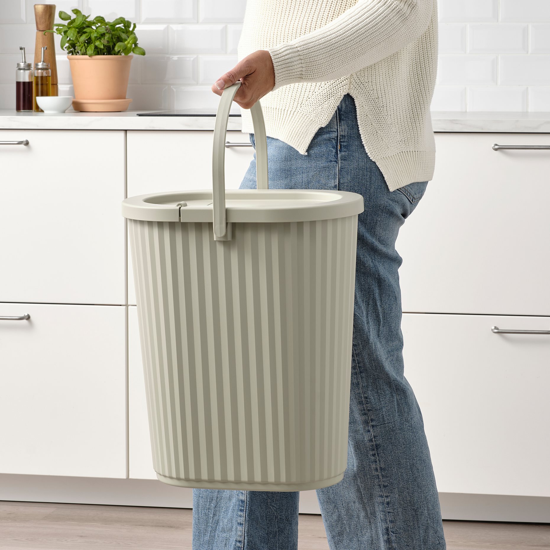 DAMMANG, bin with lid, 26 l, 605.599.76