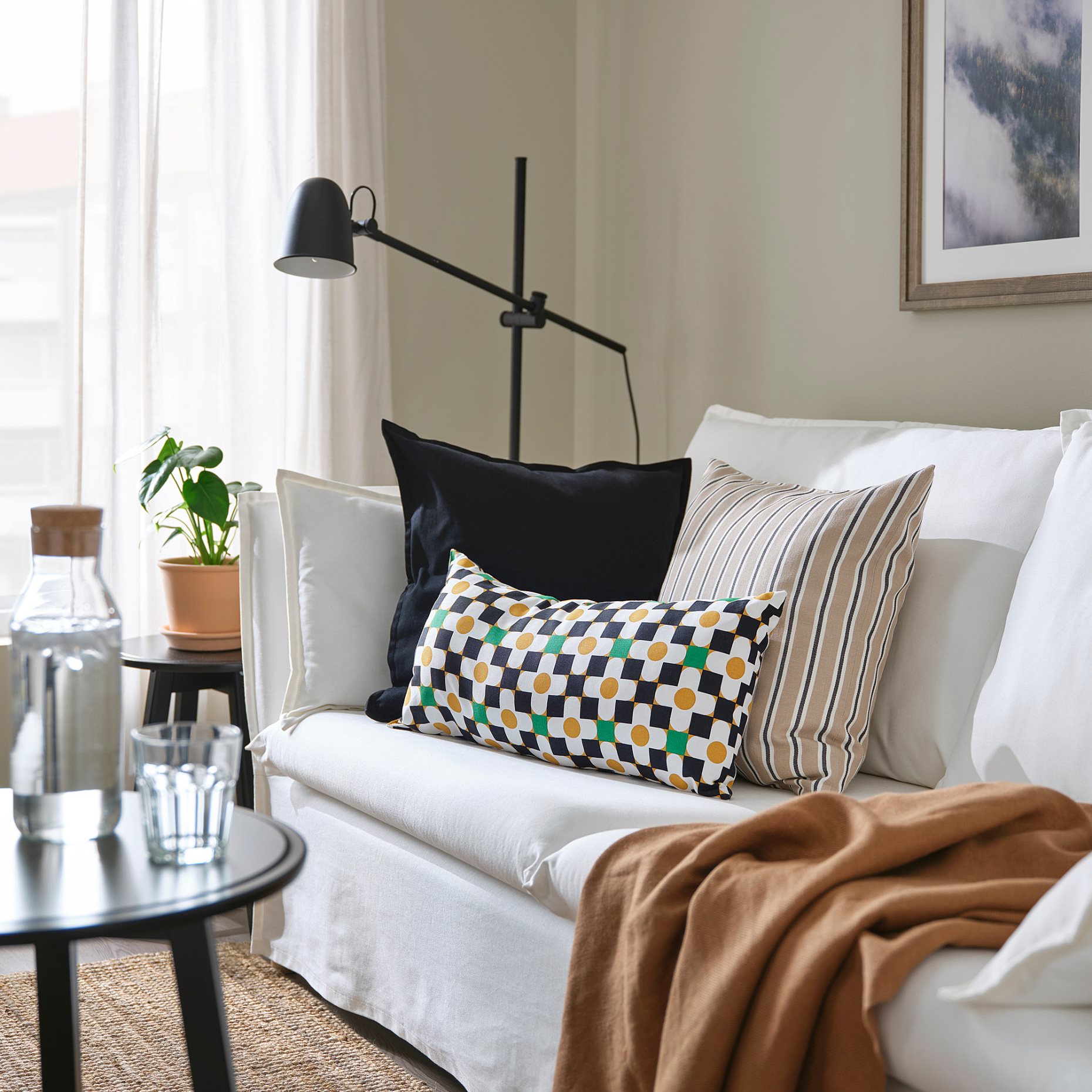 SANDMOTT, μαξιλάρι, 30x58 cm, 605.620.40