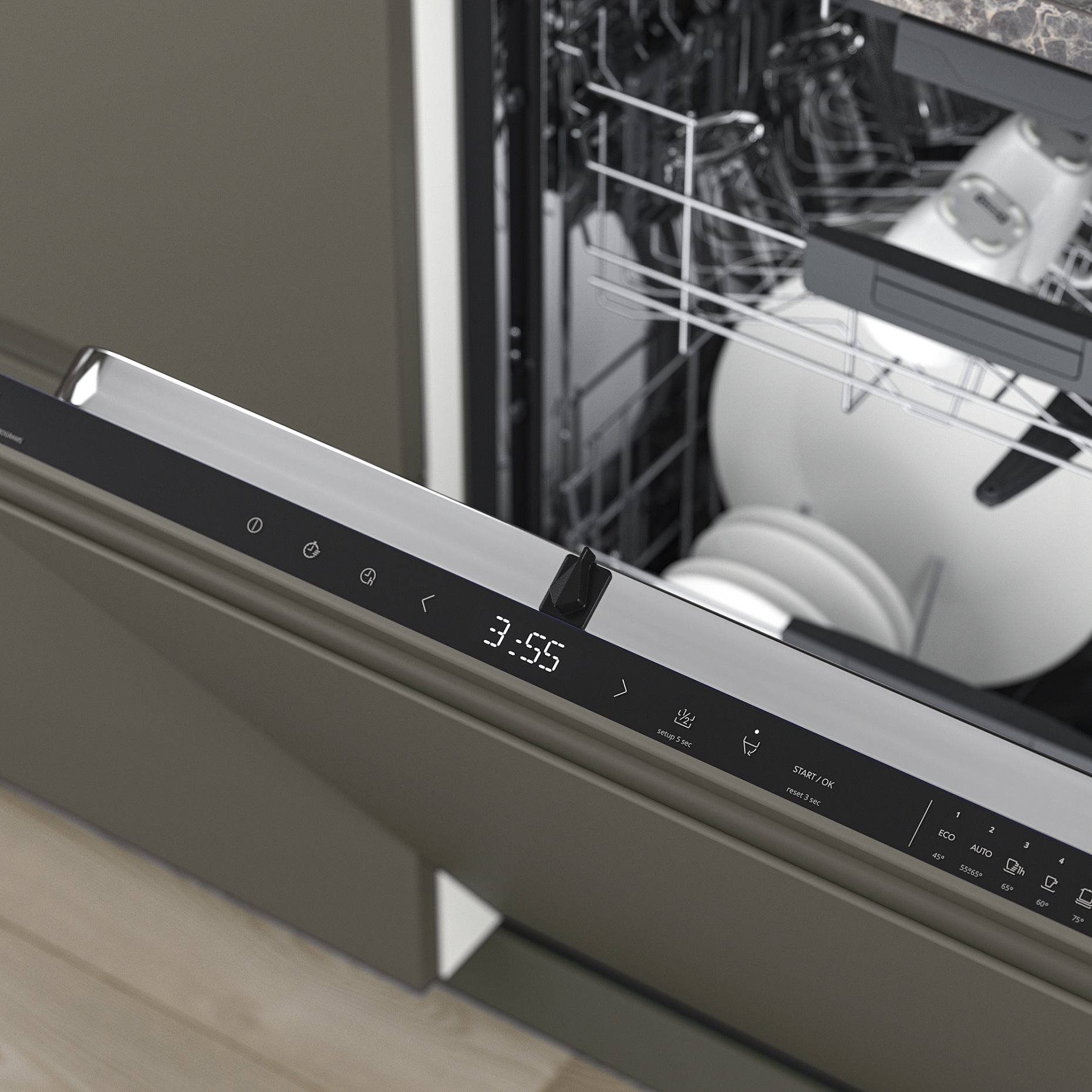 OSTVEDA, εντοιχιζόμενο πλυντήριο πιάτων/IKEA 500, 60 cm, 605.681.41