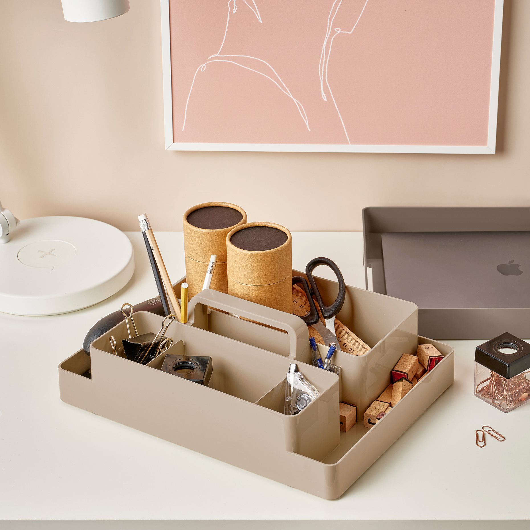 KUGGIS, desk organiser set/2 pieces, 26x35x16 cm, 605.691.88