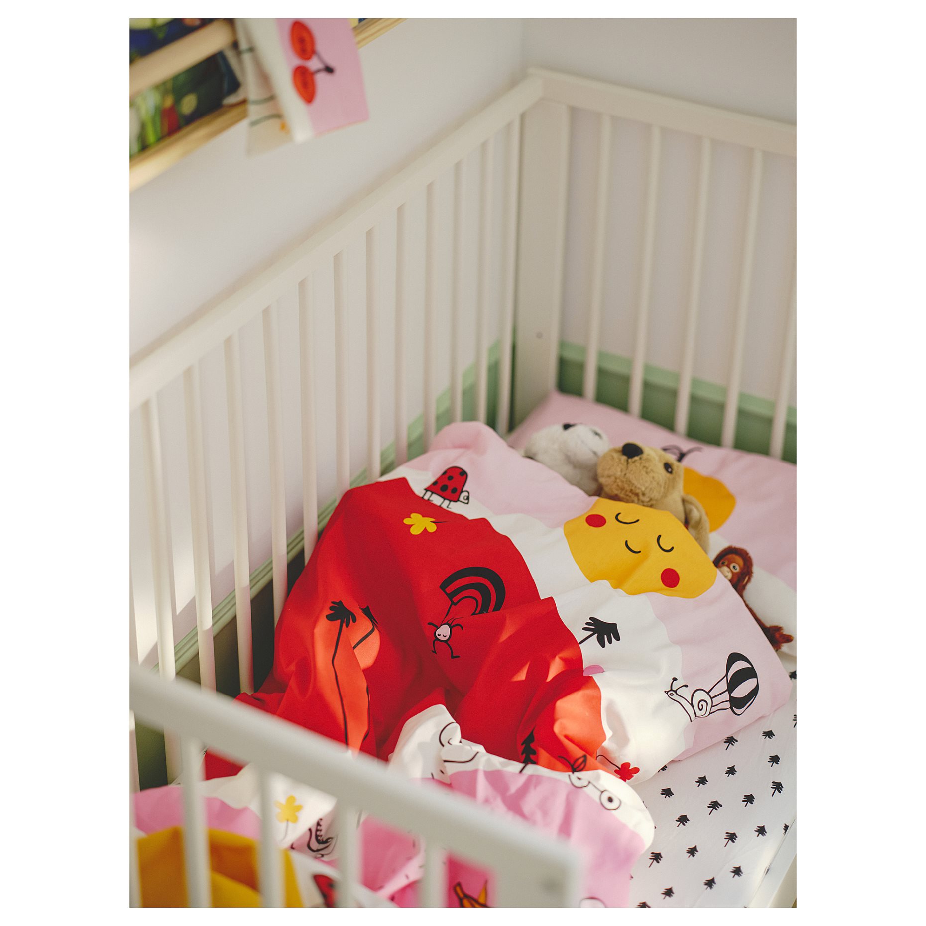 GRONFINK, fitted sheet for cot, 70x140 cm, 605.723.84