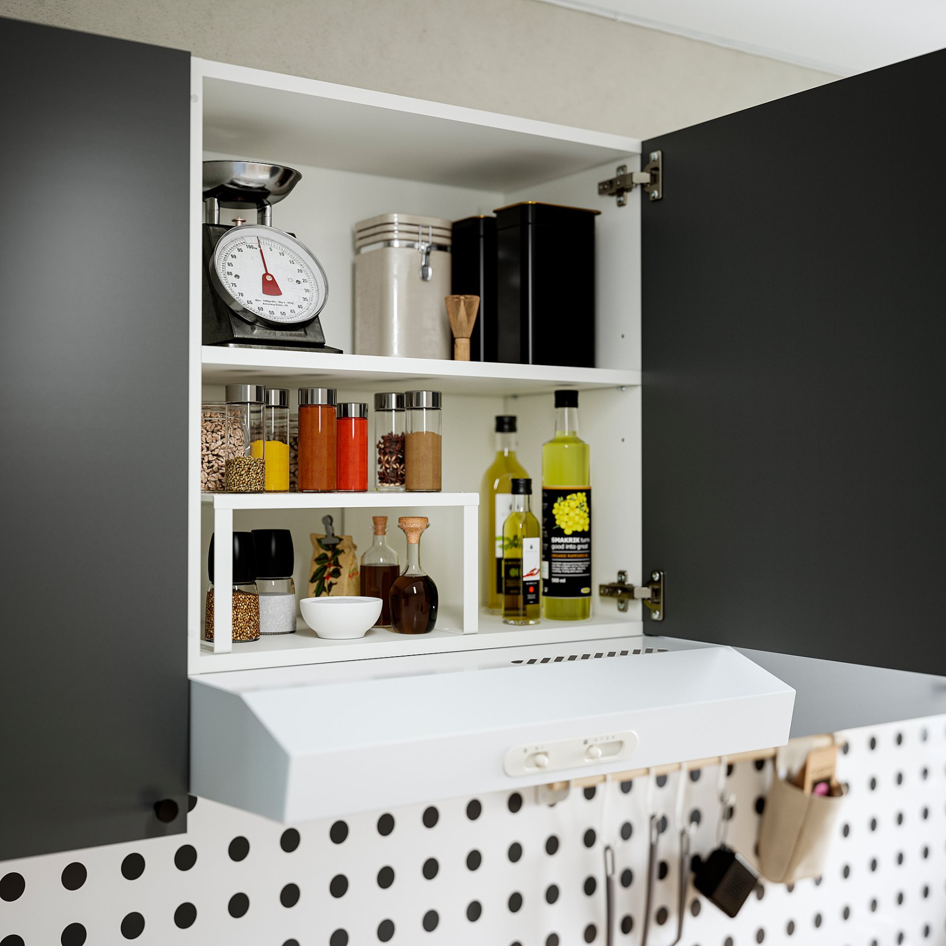 KNOXHULT, ντουλάπι τοίχου με πόρτα, 60x60 cm, 605.887.90