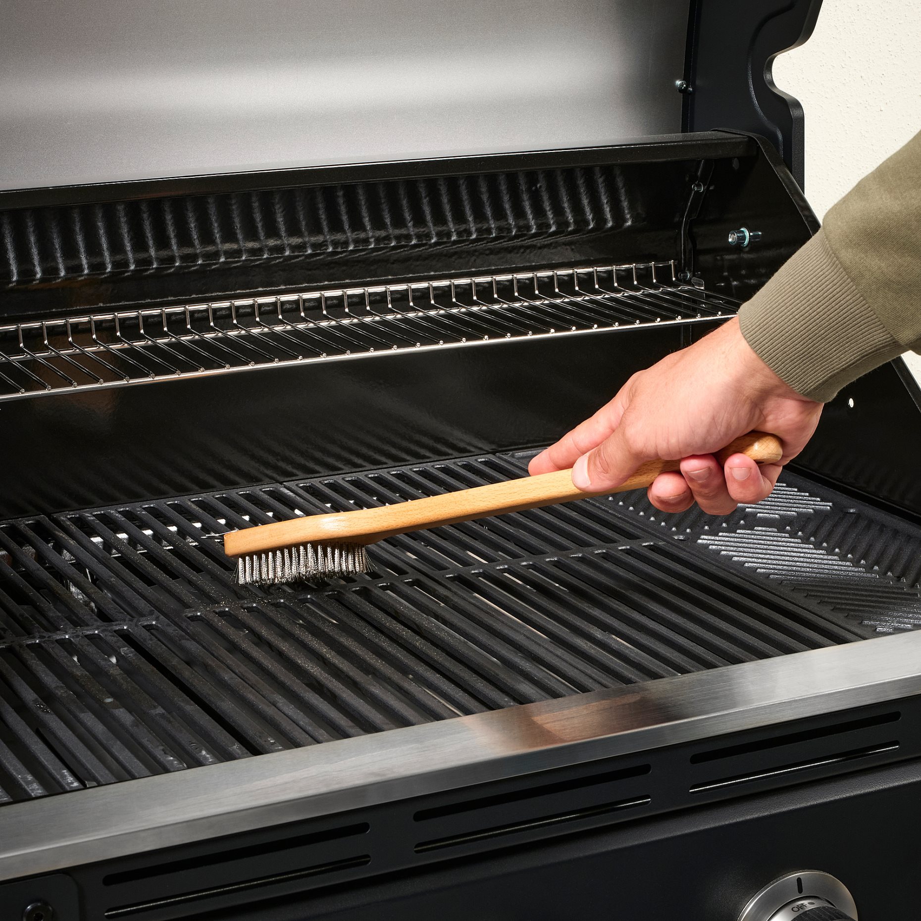 GRILLTIDER, barbecue grill cleaning brush, 42 cm, 605.908.54