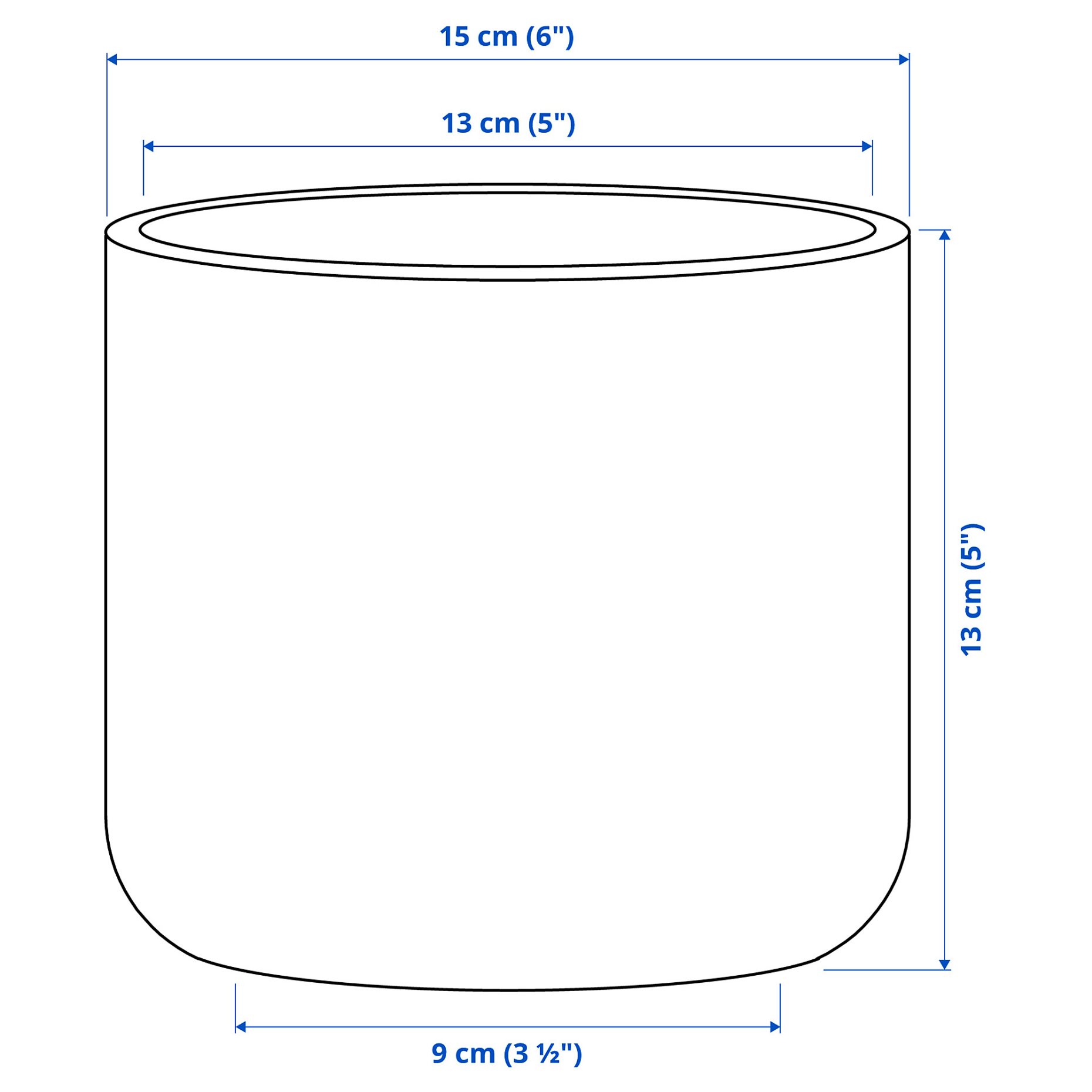 BUSKKAPRIFOL, κασπό εσωτερικού/εξωτερικού χώρου, 12 cm, 605.958.99