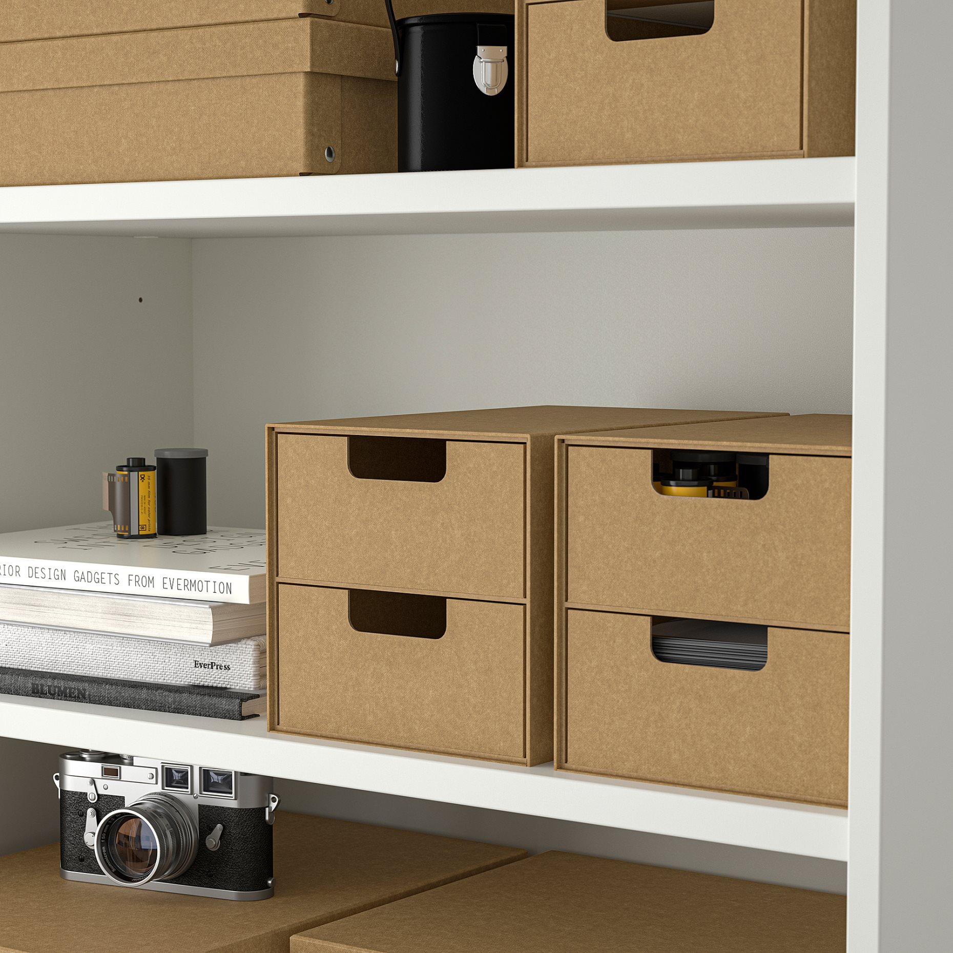 GÄRDESGÅRD, κουτί αποθήκευσης με 2 συρτάρια, 16x25 cm, 605.969.31