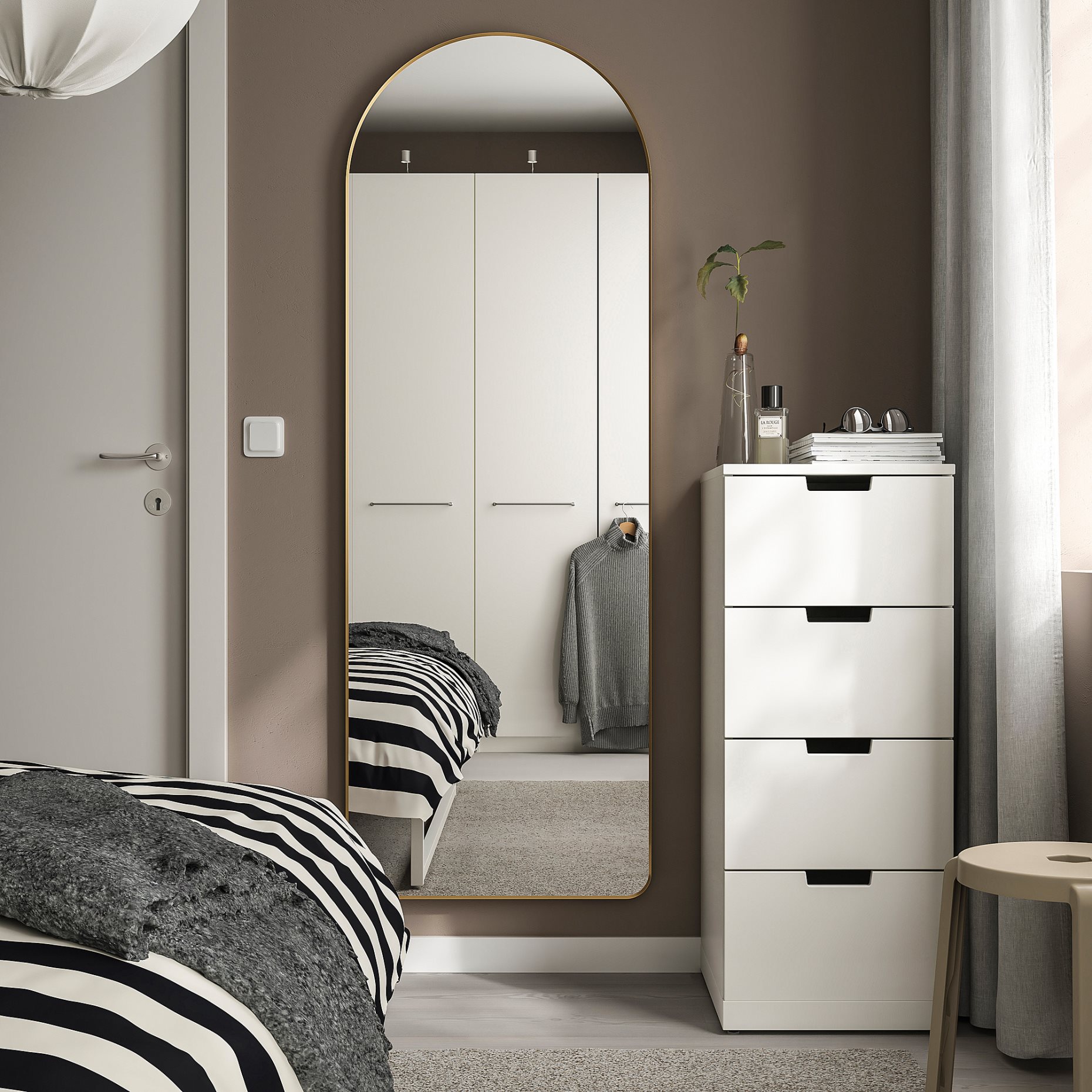 LINDBYN, καθρέφτης, 60x170 cm, 605.979.59