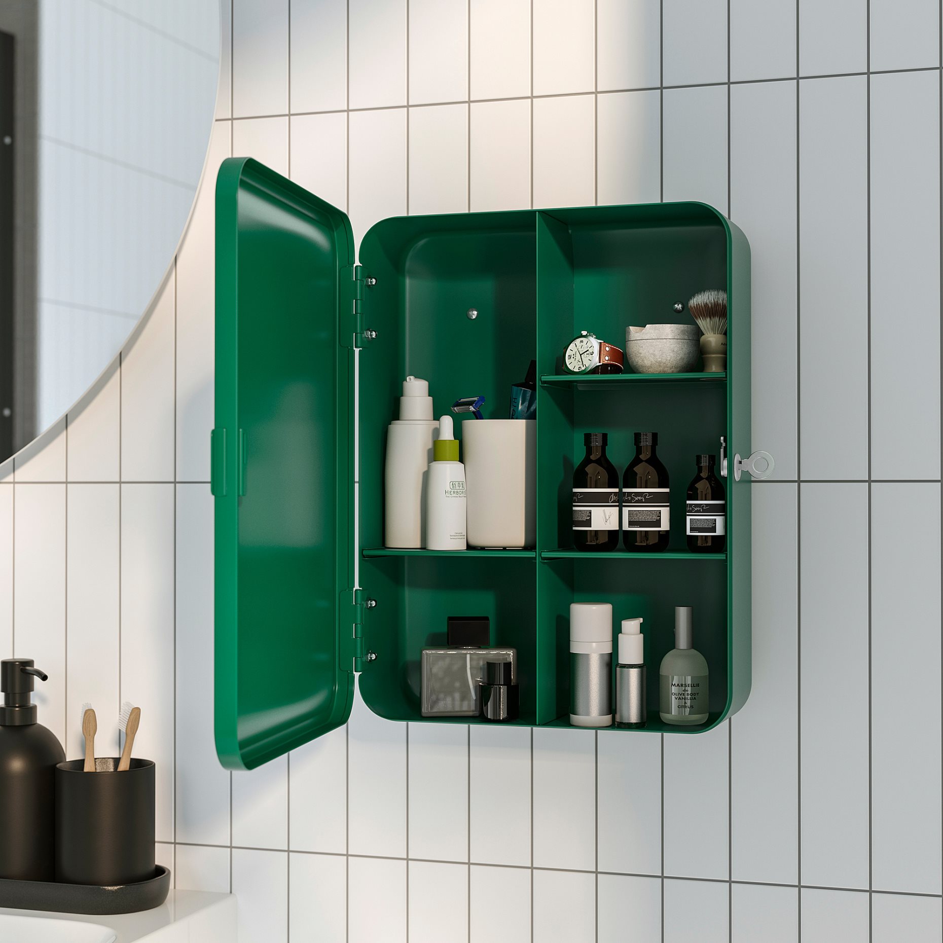 HUSBYÅN, wall cabinet, 28x11x37.5 cm, 606.016.40