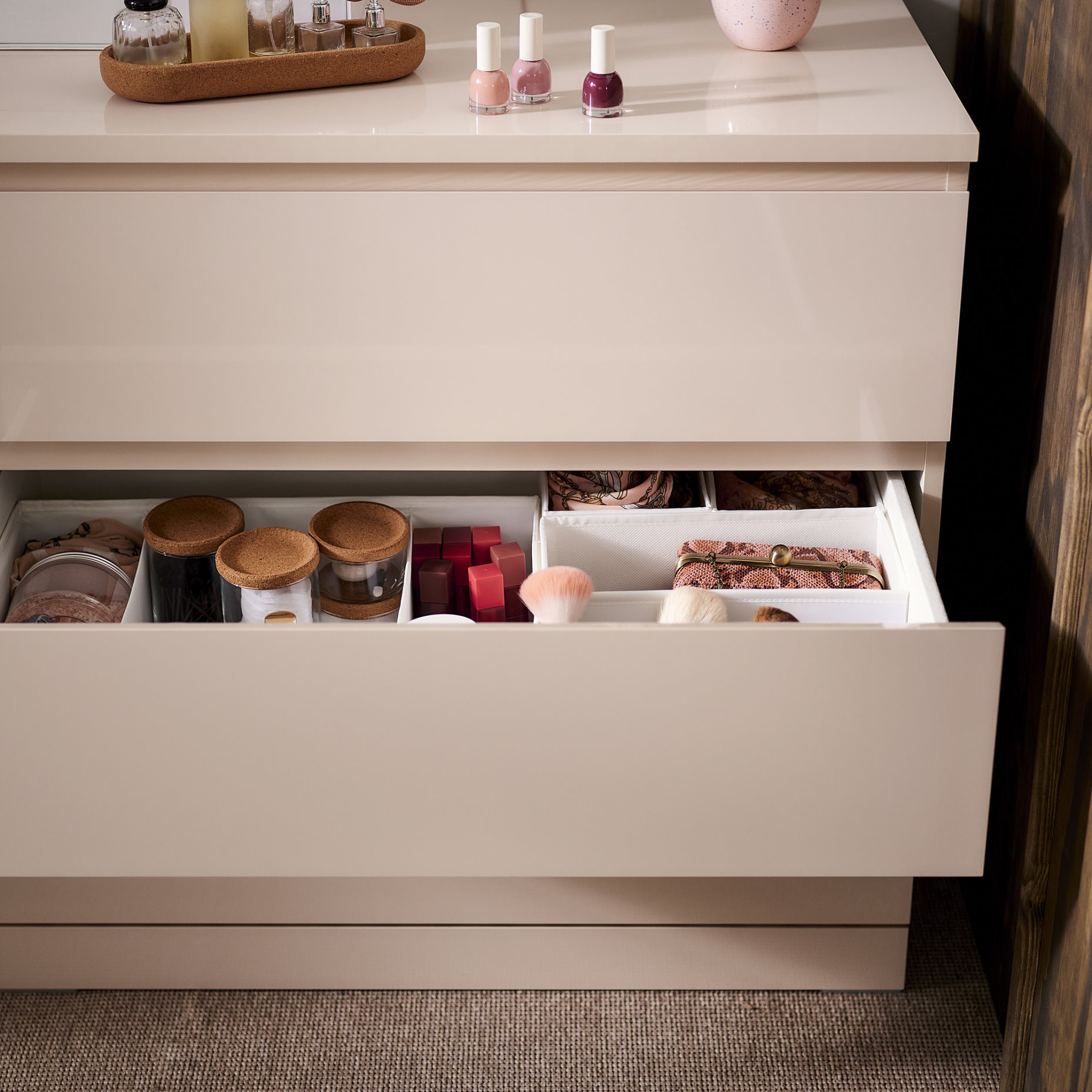 MALM, συρταριέρα με 3 συρτάρια, 80x78 cm, 606.045.73